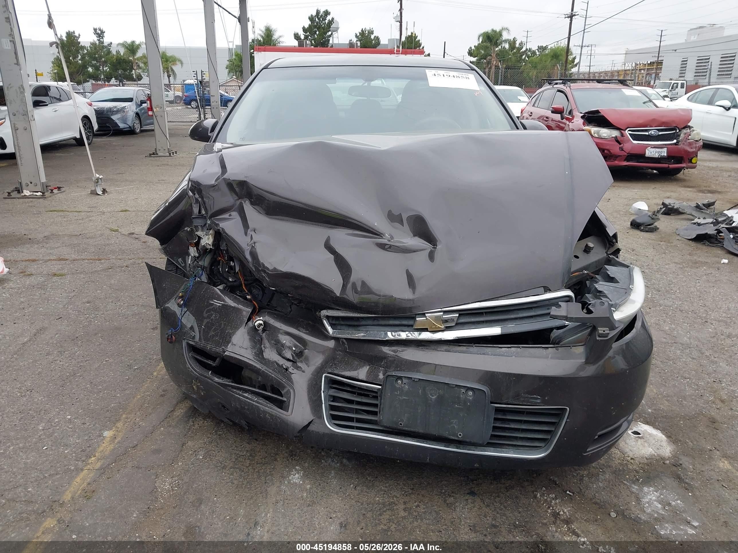 2009 Chevrolet Impala Lt Gray vin: 2G1WT57N891153736