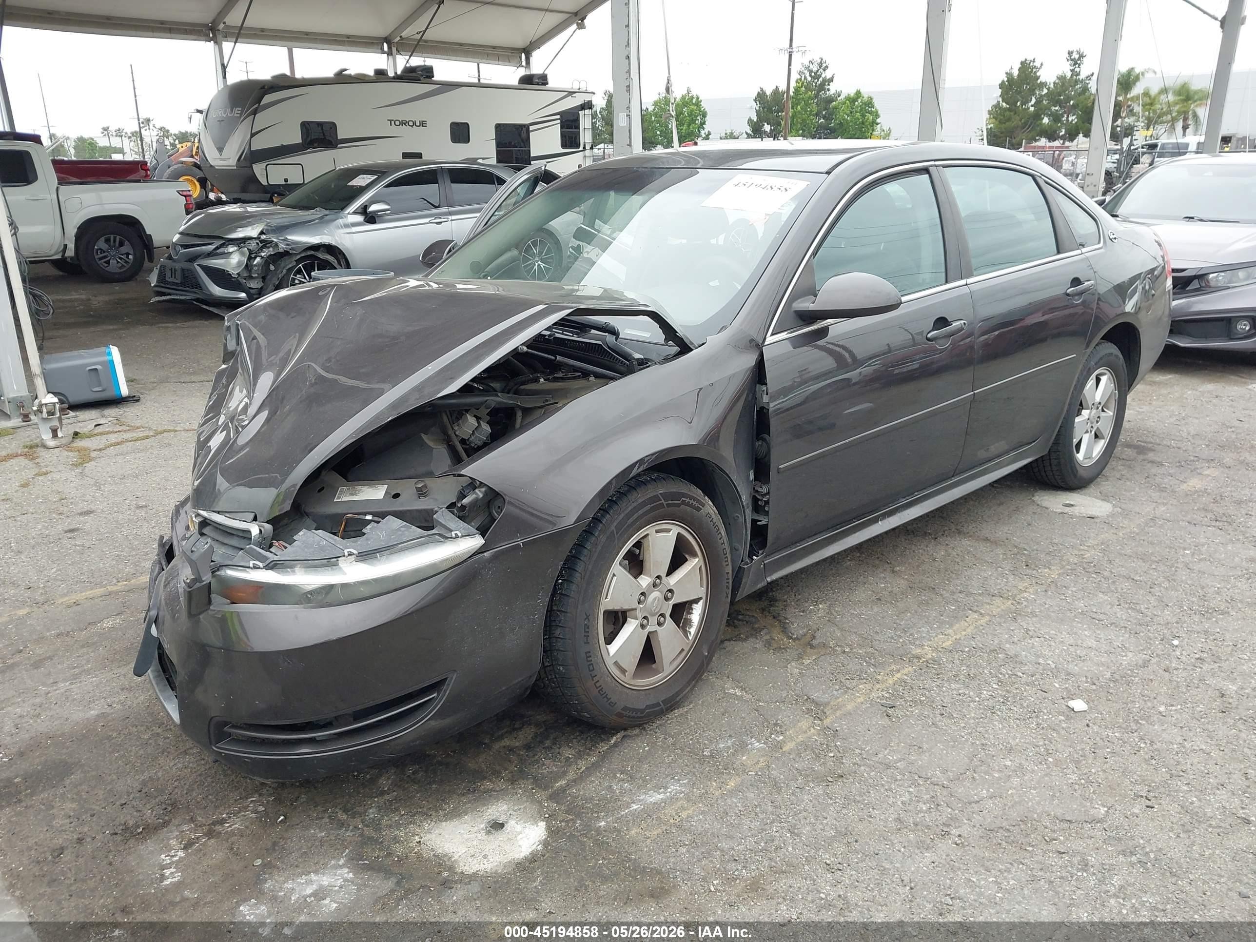 2009 Chevrolet Impala Lt Gray vin: 2G1WT57N891153736