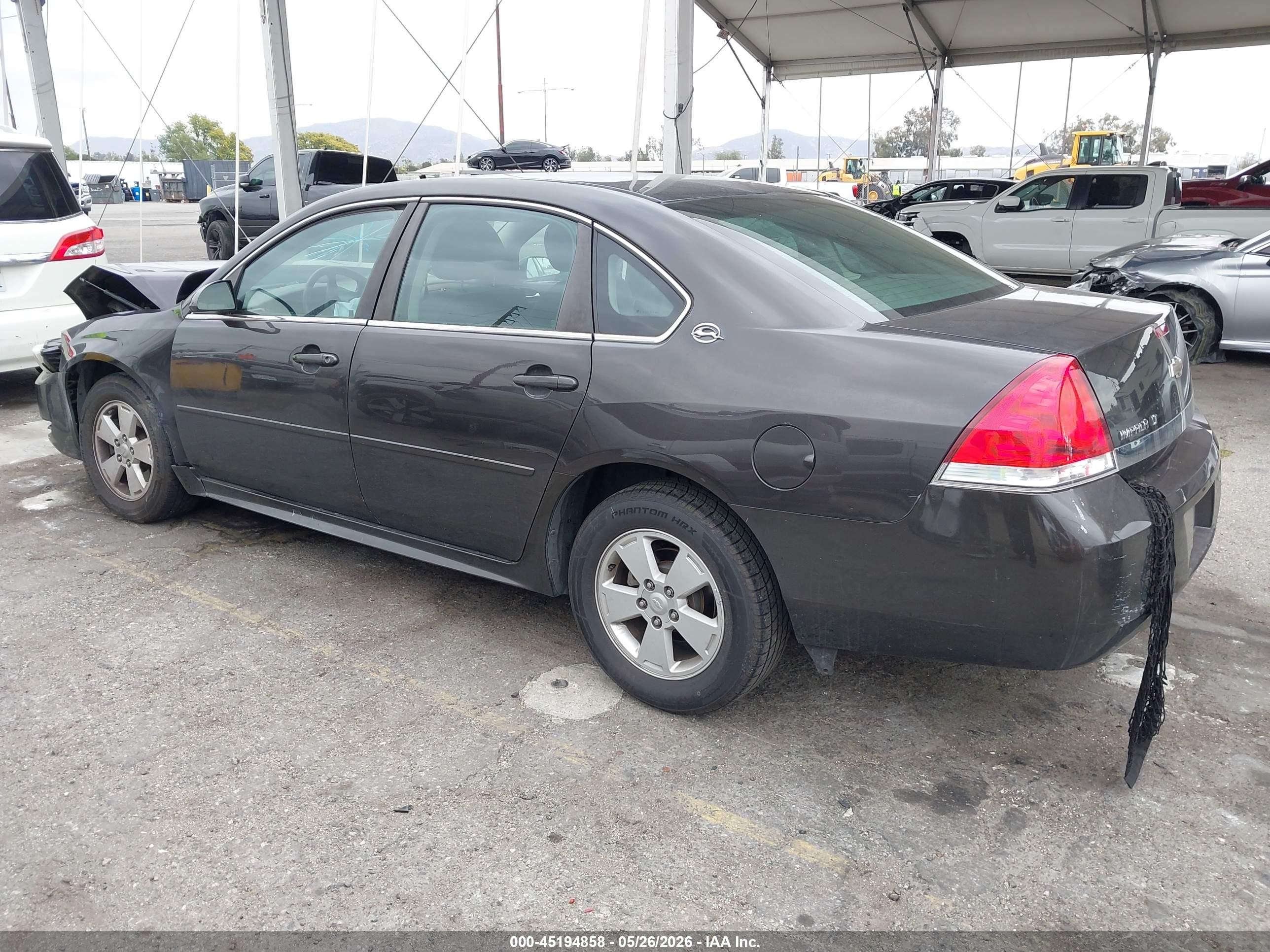 2009 Chevrolet Impala Lt Gray vin: 2G1WT57N891153736
