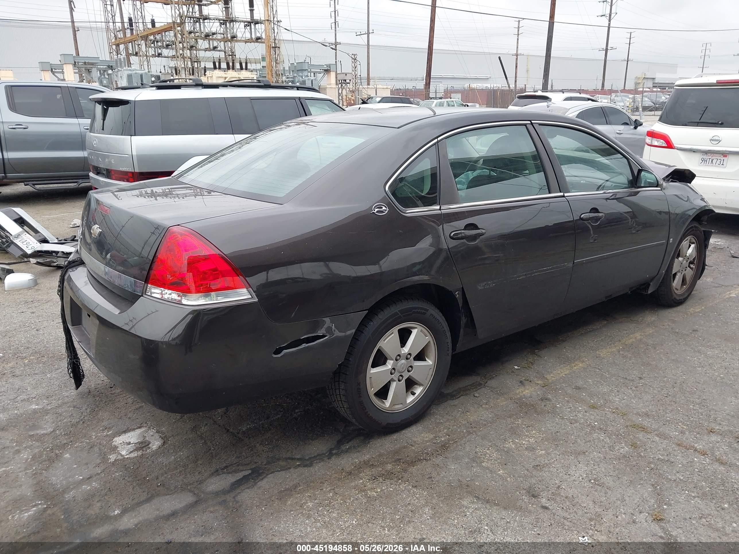 2009 Chevrolet Impala Lt Gray vin: 2G1WT57N891153736