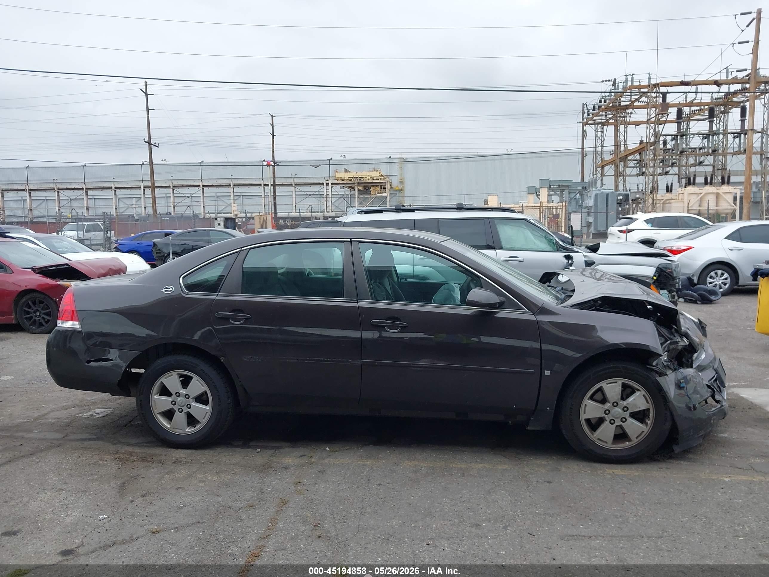 2009 Chevrolet Impala Lt Gray vin: 2G1WT57N891153736