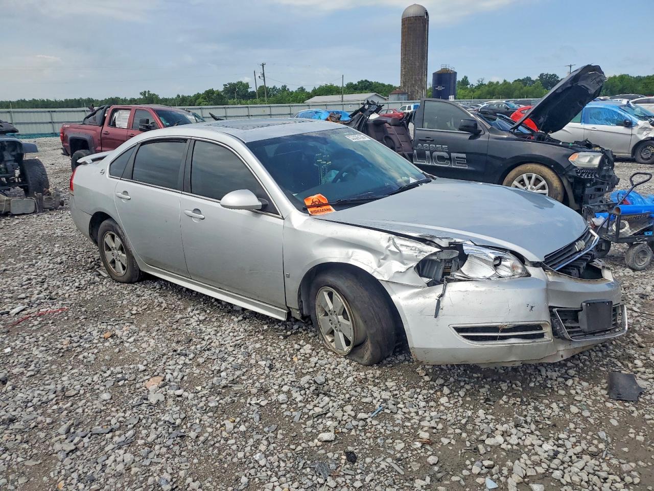 2009 Chevrolet Impala 1lt Silver vin: 2G1WT57N891187577