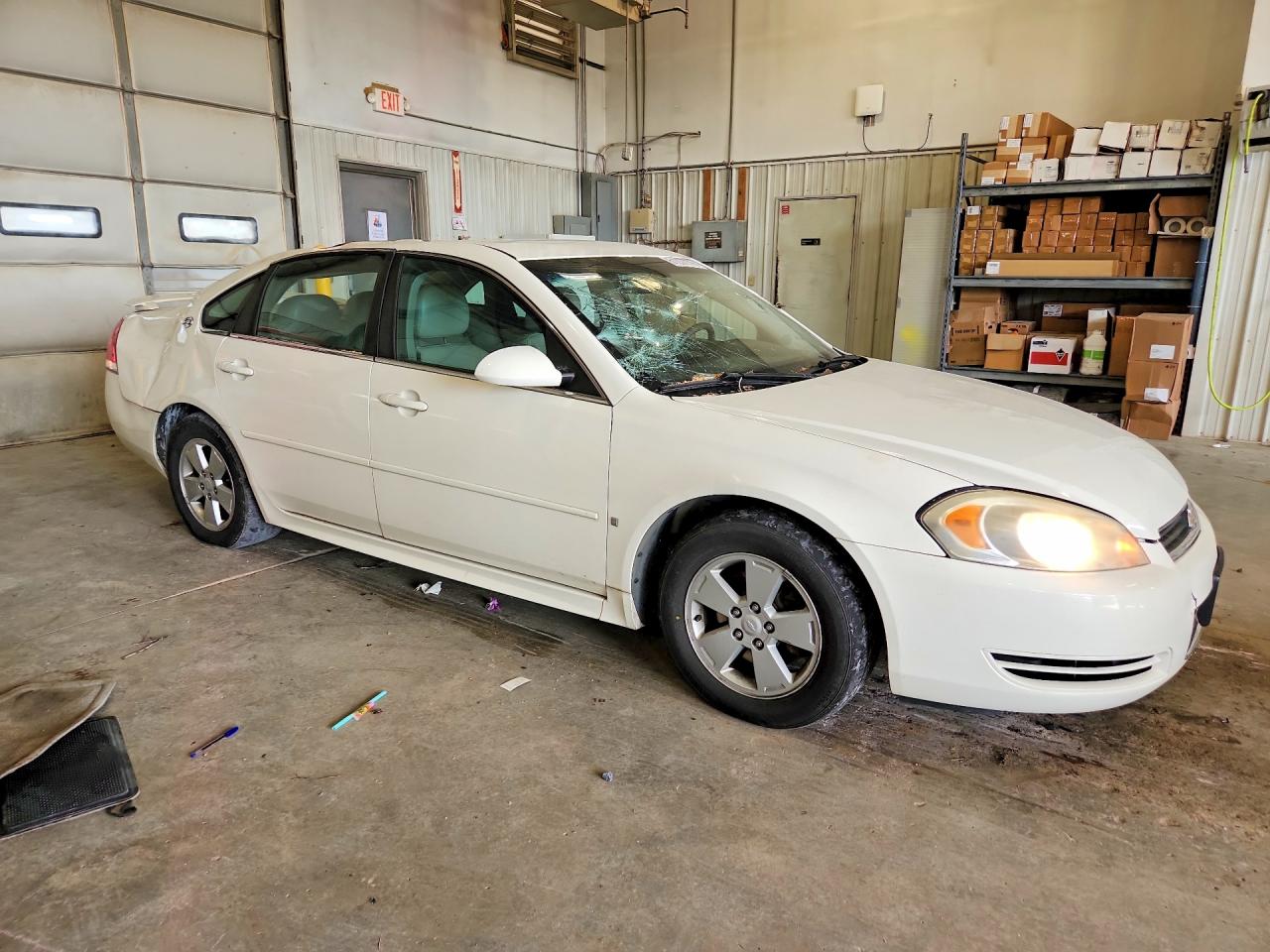 2009 Chevrolet Impala 1lt White vin: 2G1WT57N891313307