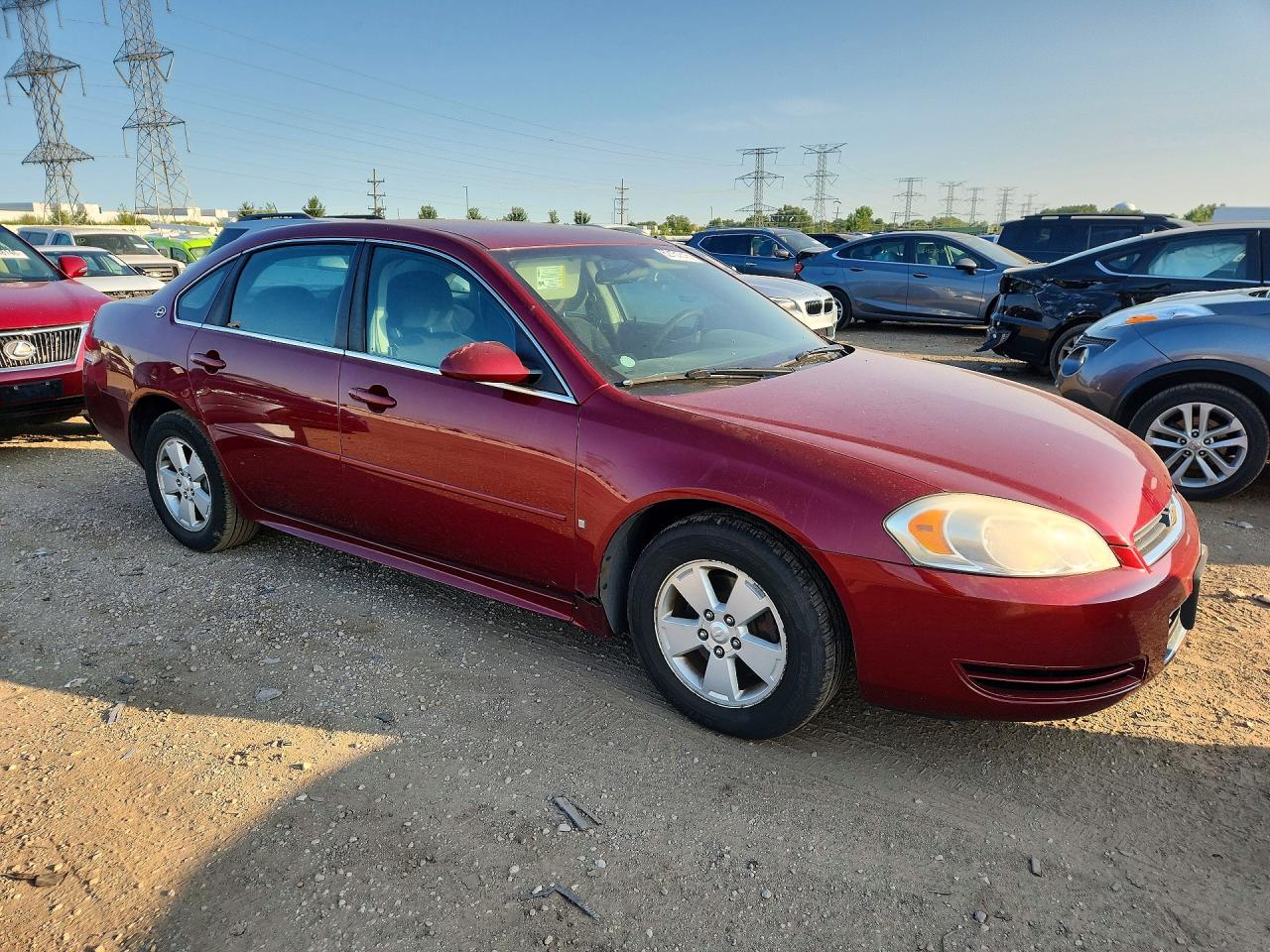 2009 Chevrolet Impala 1lt Maroon vin: 2G1WT57N891314747
