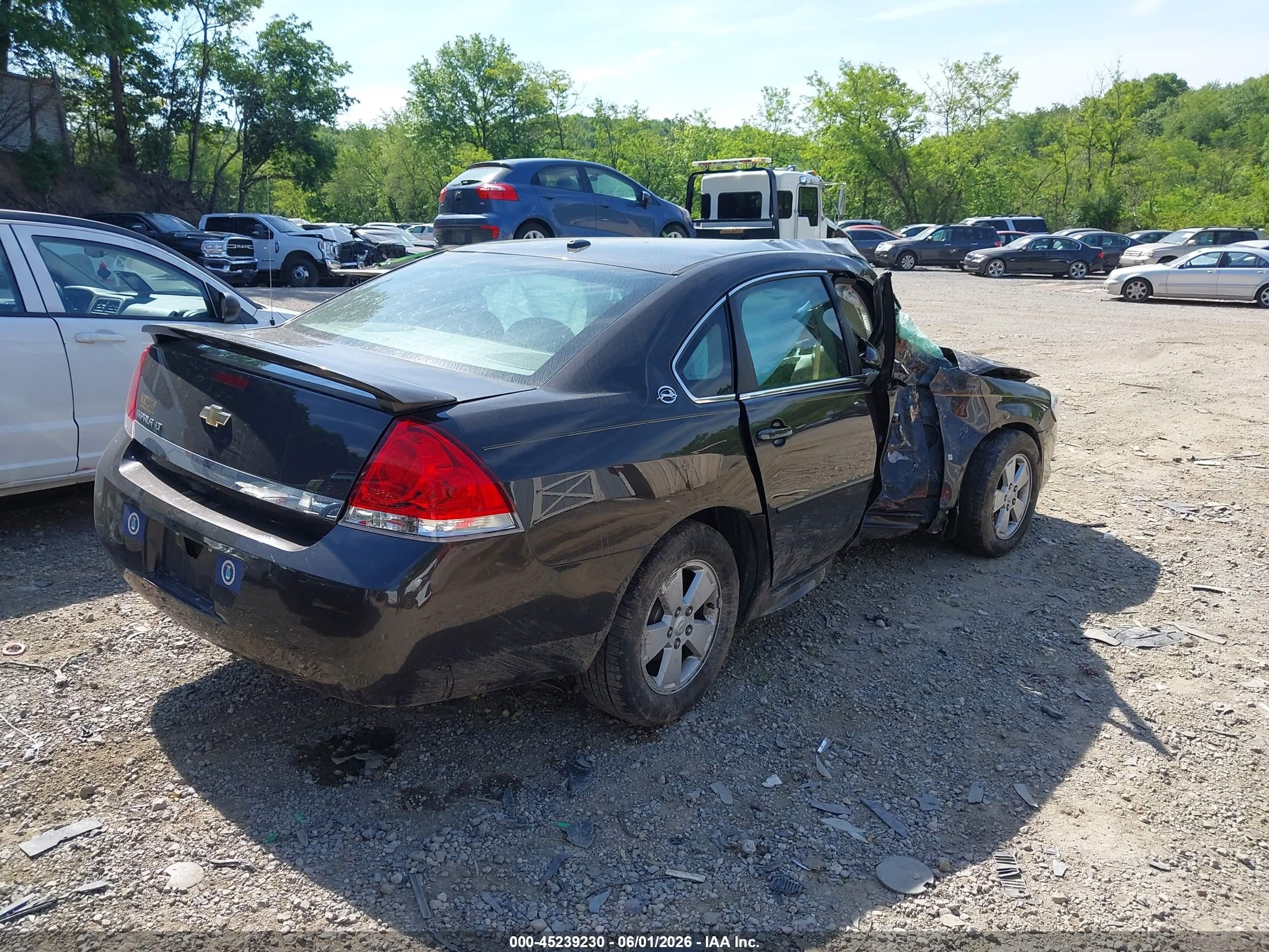 2009 Chevrolet Impala Lt Black vin: 2G1WT57N991184476