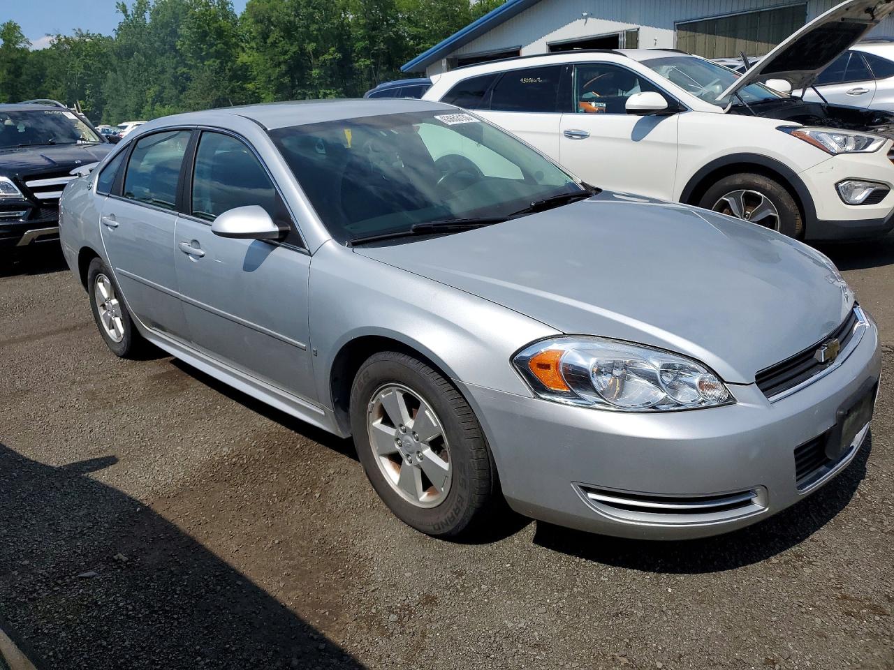 2009 Chevrolet Impala 1lt Silver vin: 2G1WT57N991227827