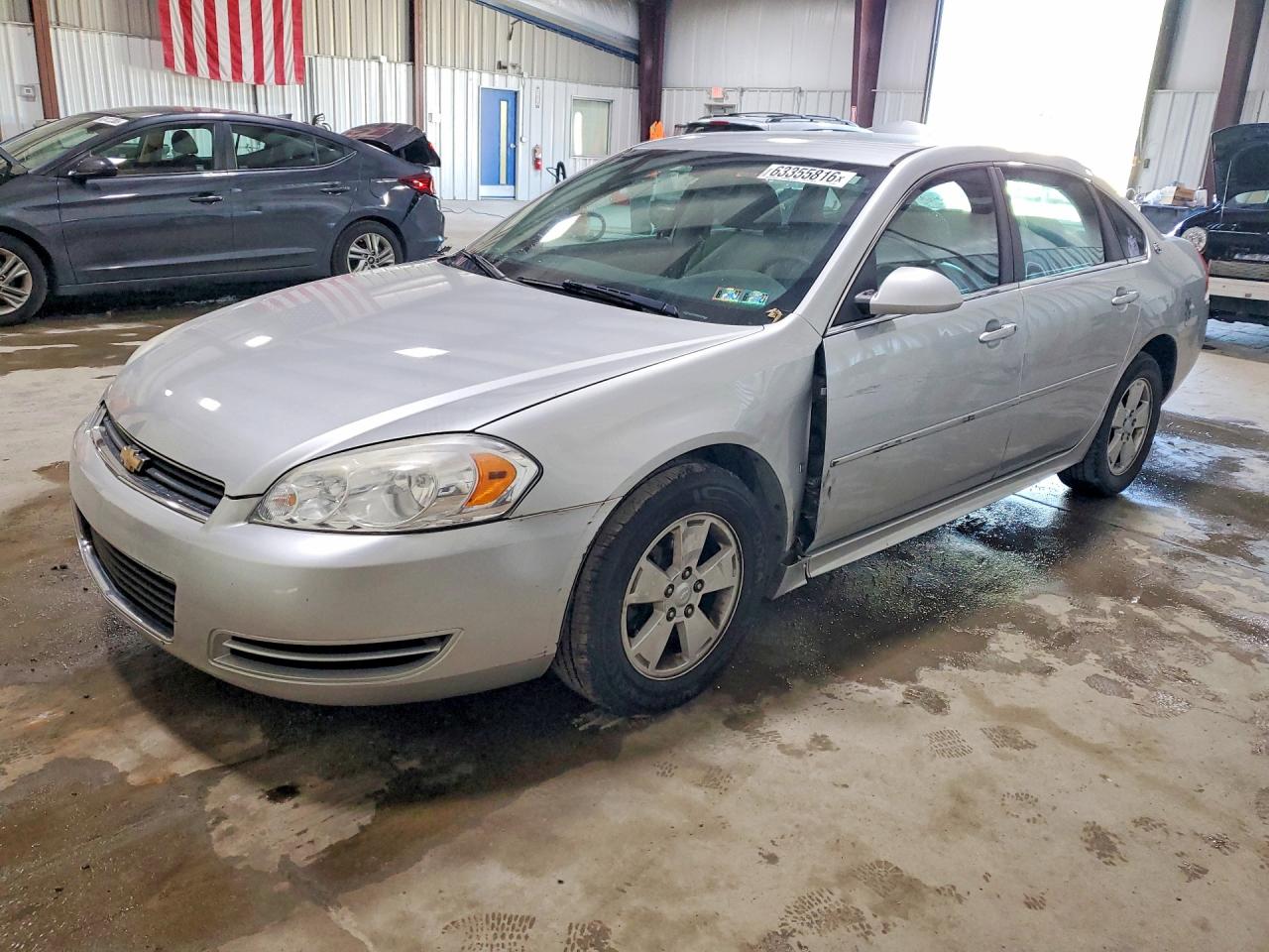 2009 Chevrolet Impala 1lt Silver vin: 2G1WT57NX91226962