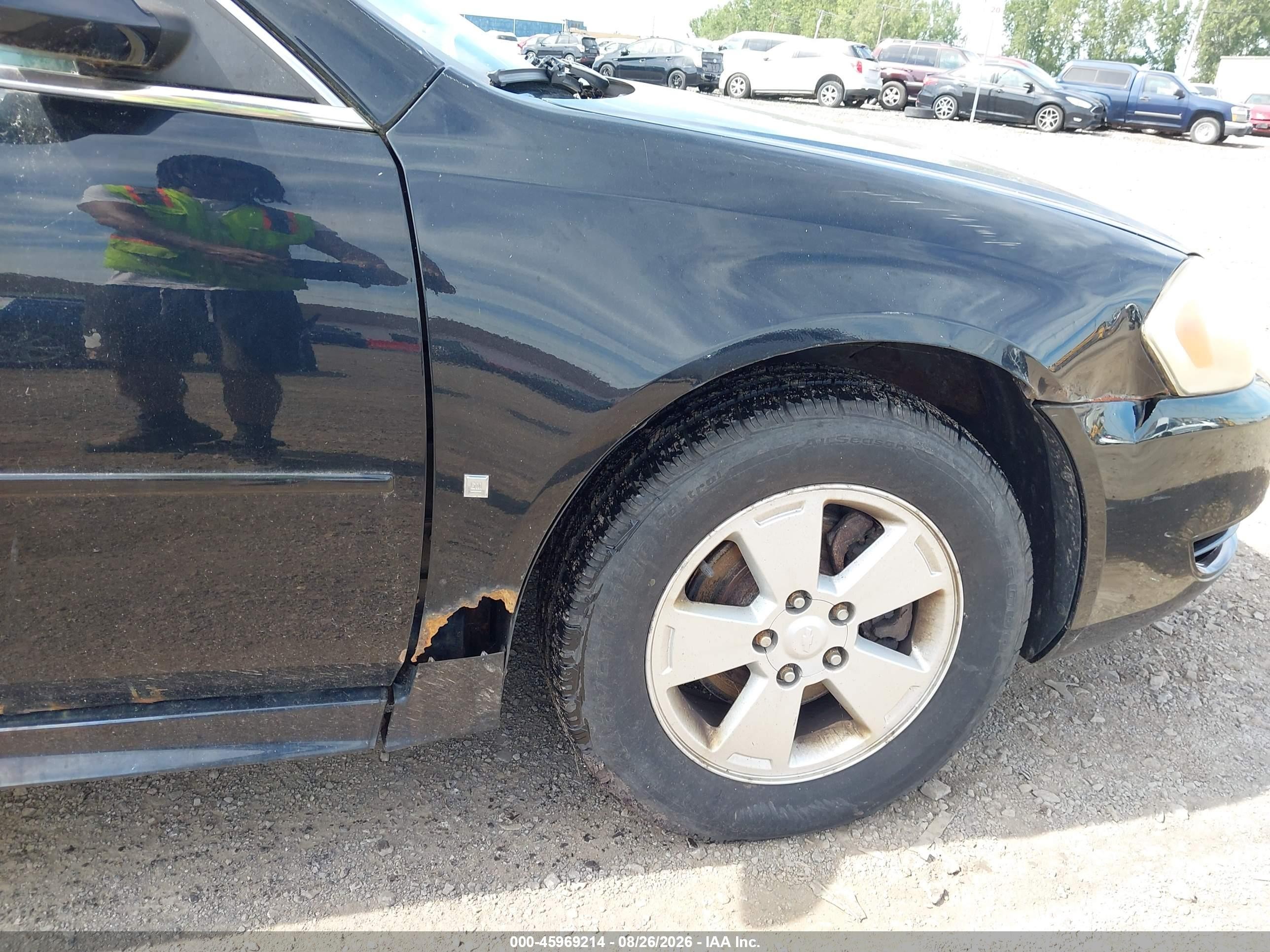 2009 Chevrolet Impala Lt Black vin: 2G1WT57NX91272968