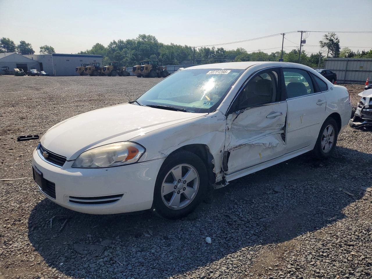 2009 Chevrolet Impala 1lt White vin: 2G1WT57NX91295277
