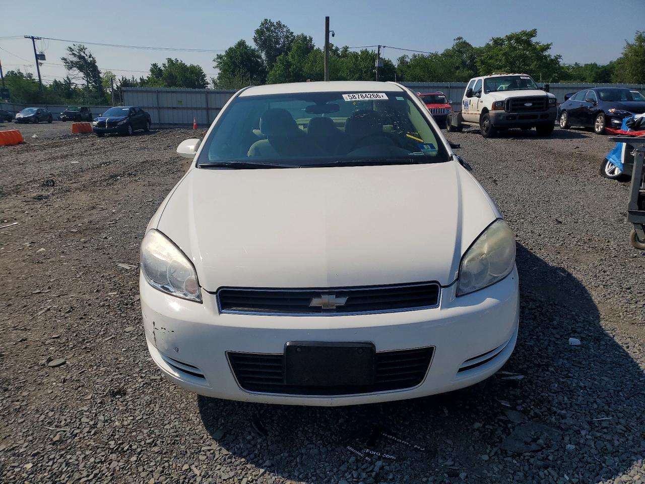 2009 Chevrolet Impala 1lt White vin: 2G1WT57NX91295277