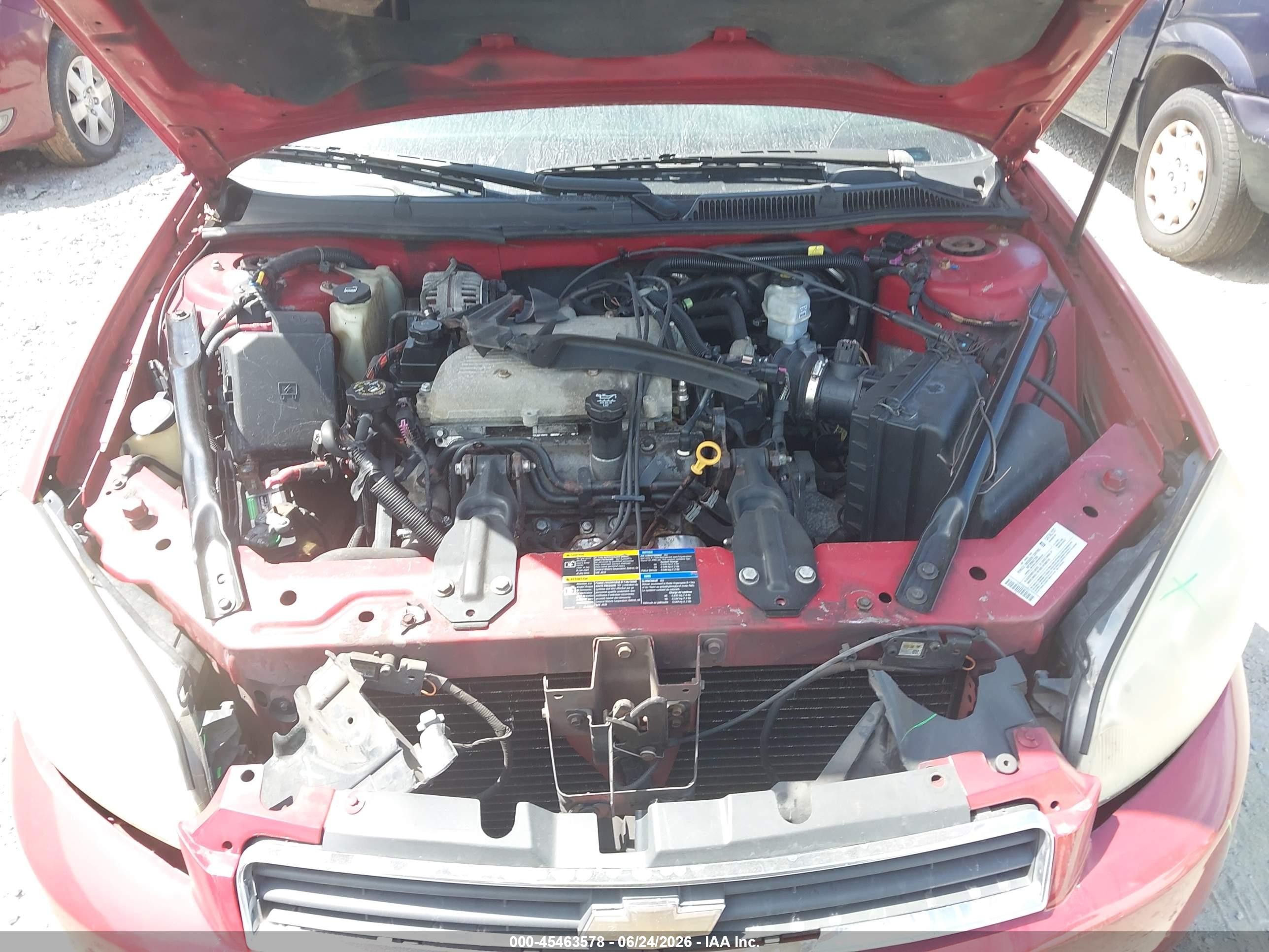 2007 Chevrolet Impala 3.5l Lt Red vin: 2G1WT58K079156116