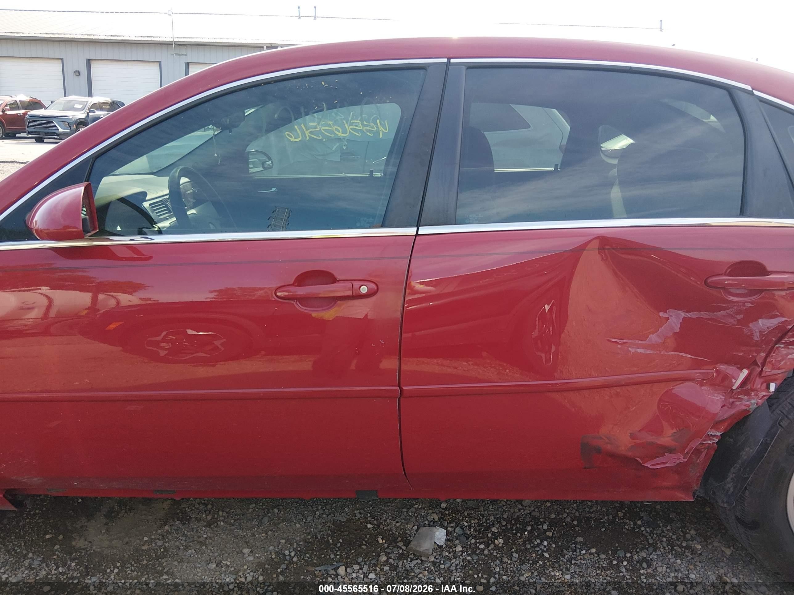 2007 Chevrolet Impala 3.5l Lt Red vin: 2G1WT58K079221840