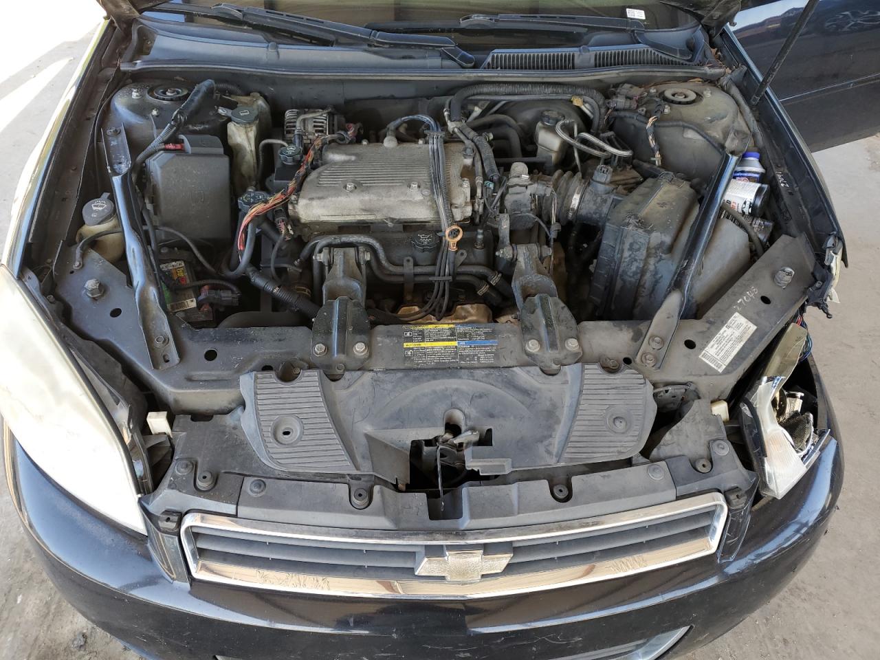2007 Chevrolet Impala Lt Black vin: 2G1WT58K079225290