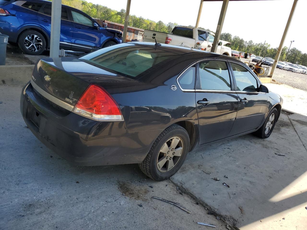 2007 Chevrolet Impala Lt Black vin: 2G1WT58K079225290