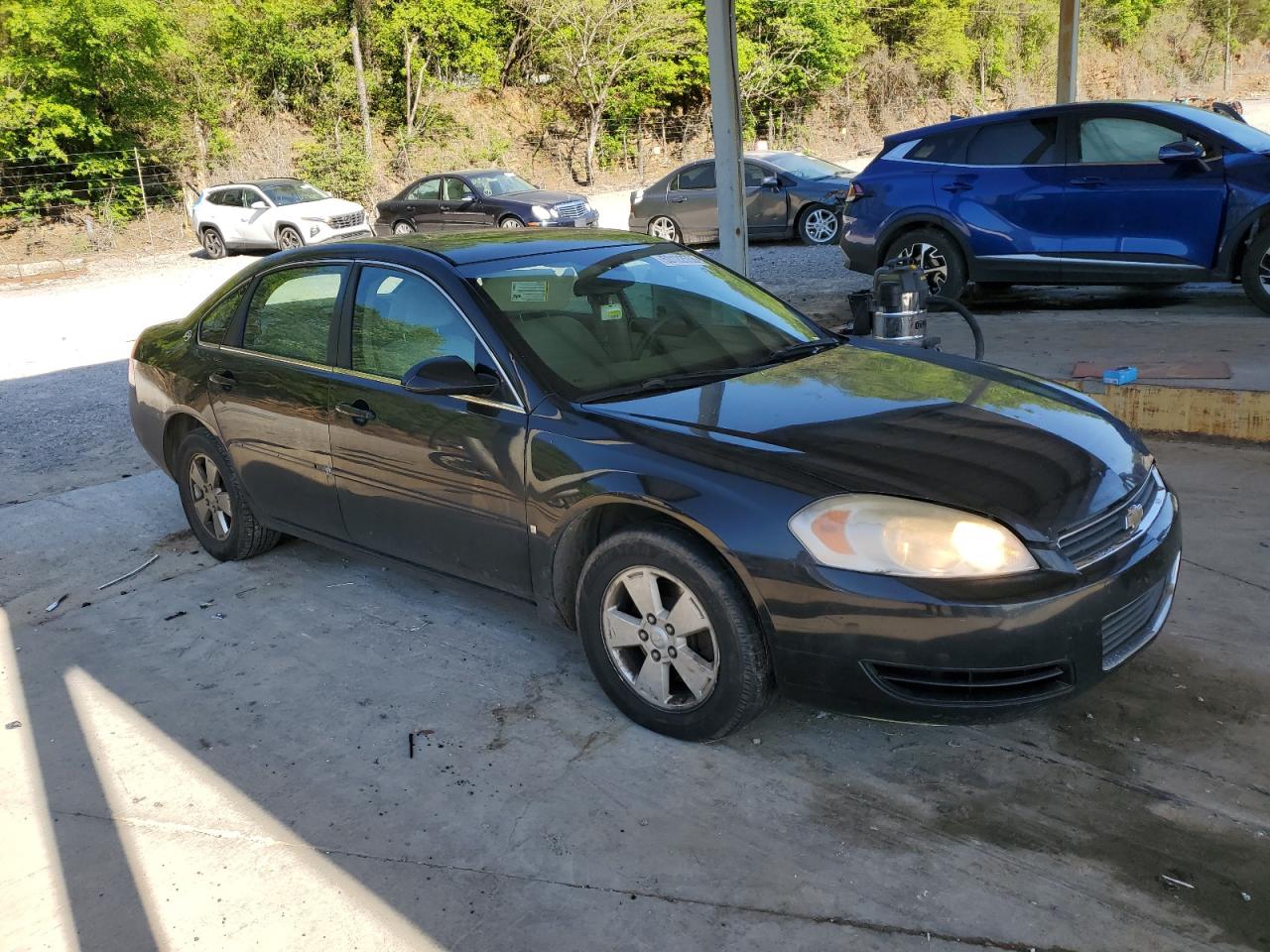 2007 Chevrolet Impala Lt Black vin: 2G1WT58K079225290