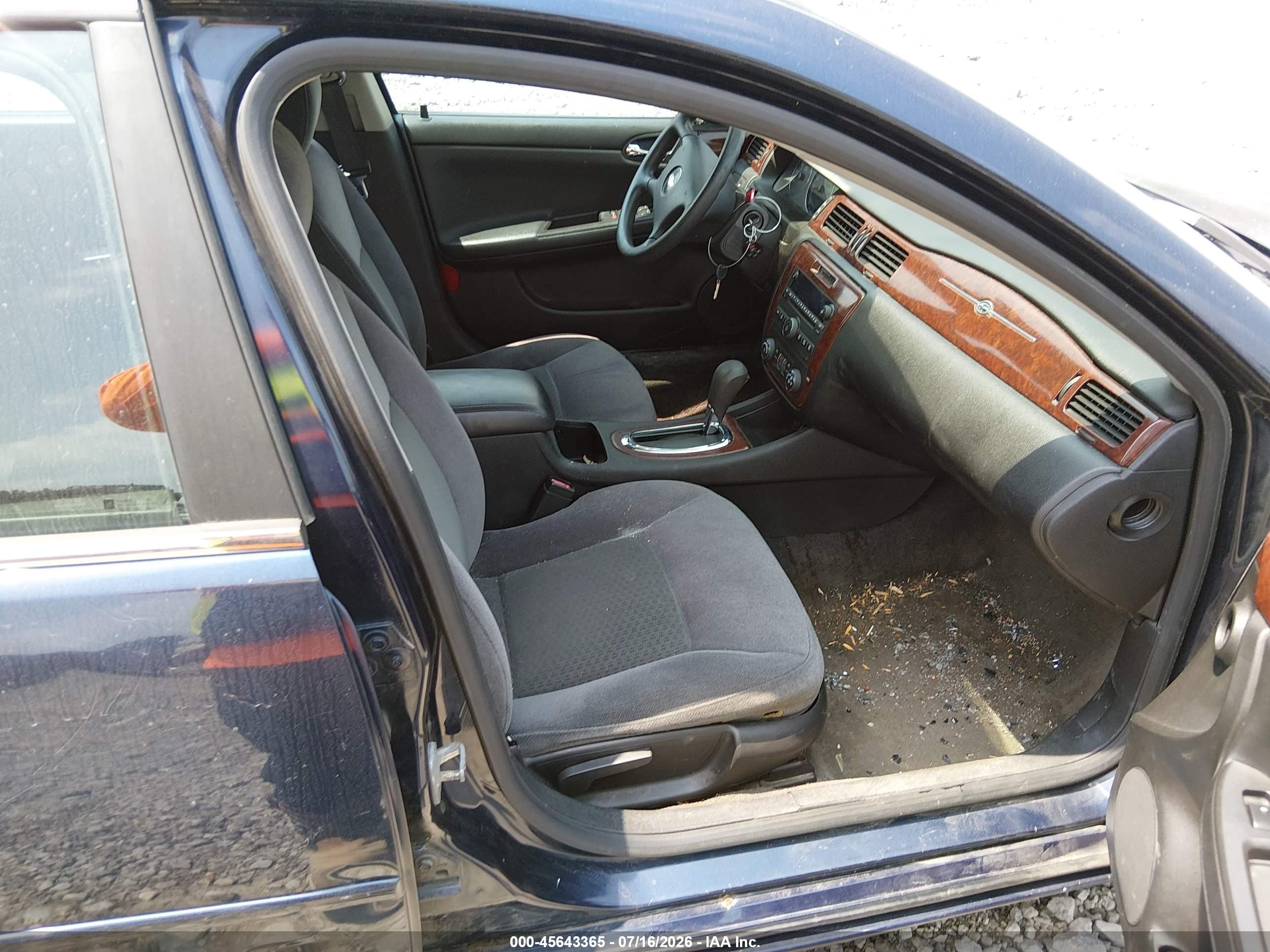 2007 Chevrolet Impala 3.5l Lt Blue vin: 2G1WT58K079232188