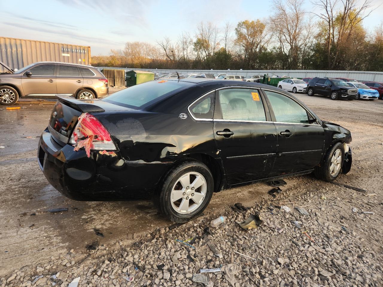 2008 Chevrolet Impala Lt Black vin: 2G1WT58K081212605