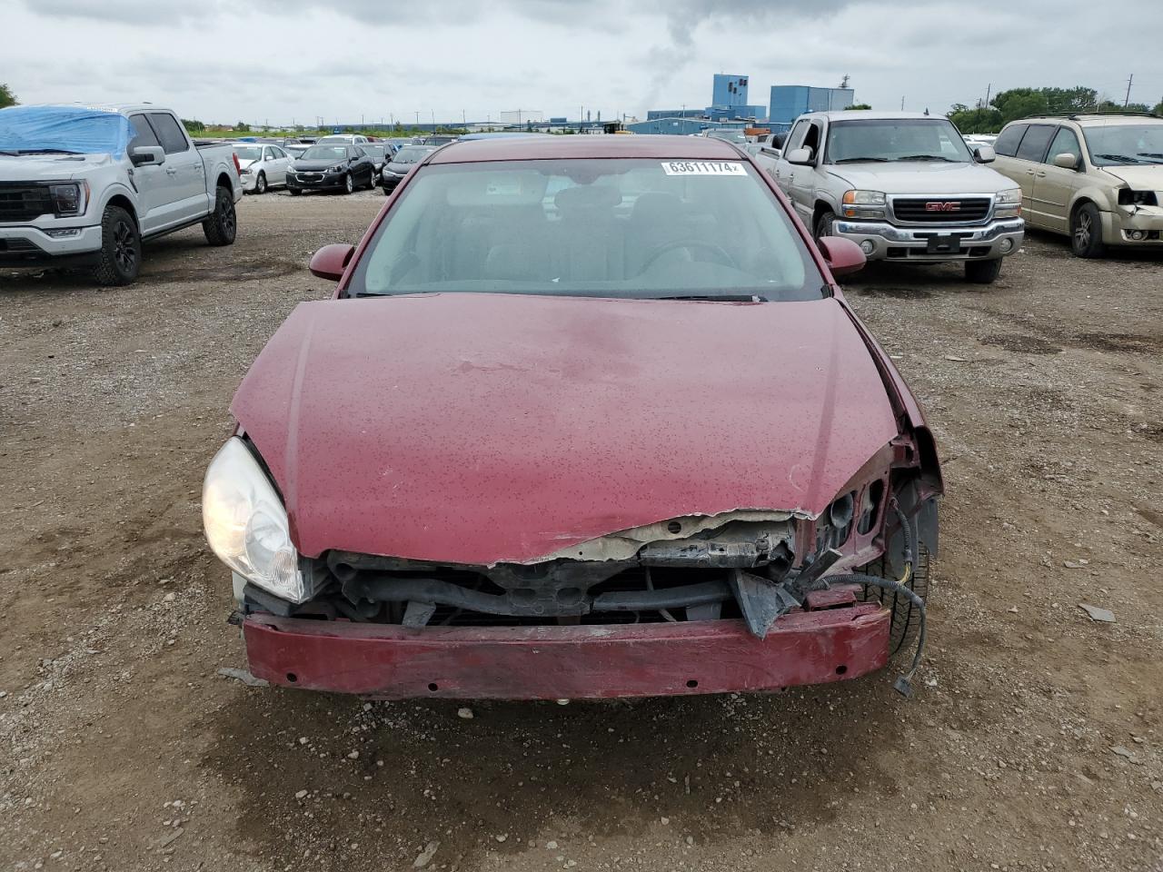 2008 Chevrolet Impala Lt Burgundy vin: 2G1WT58K081237469