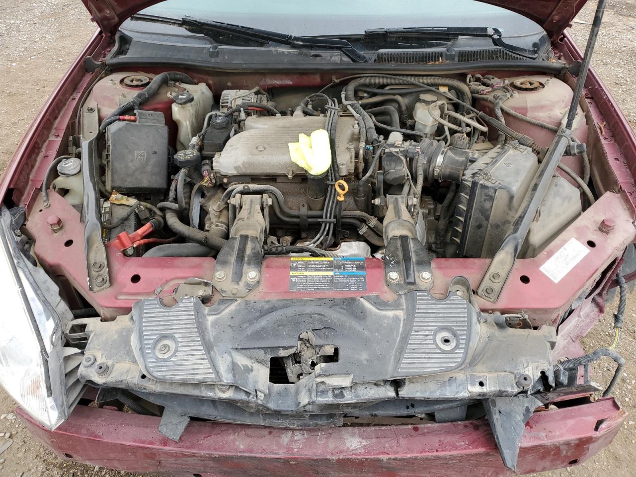 2008 Chevrolet Impala Lt Burgundy vin: 2G1WT58K081237469