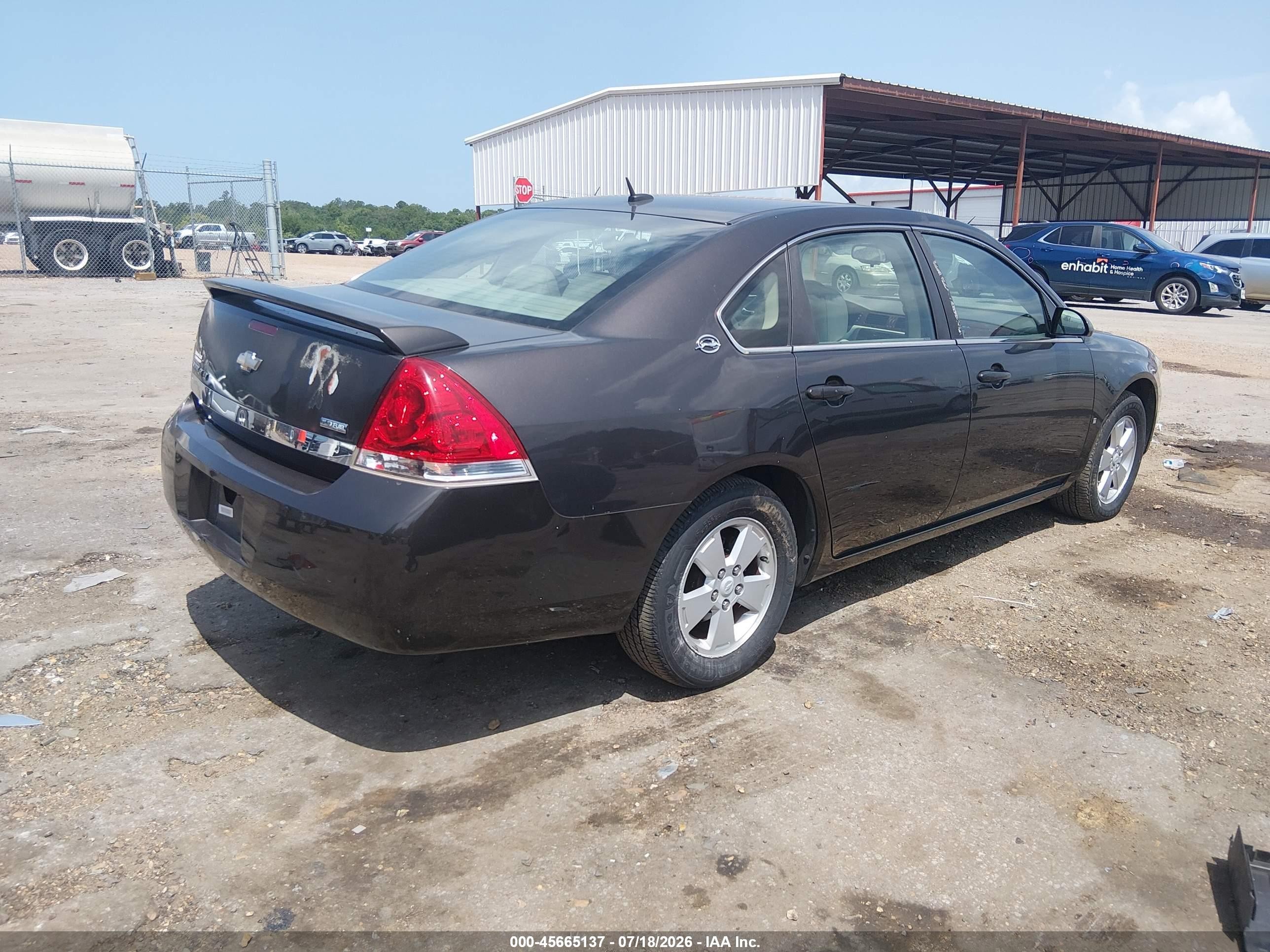 2008 Chevrolet Impala Lt Gray vin: 2G1WT58K081246298