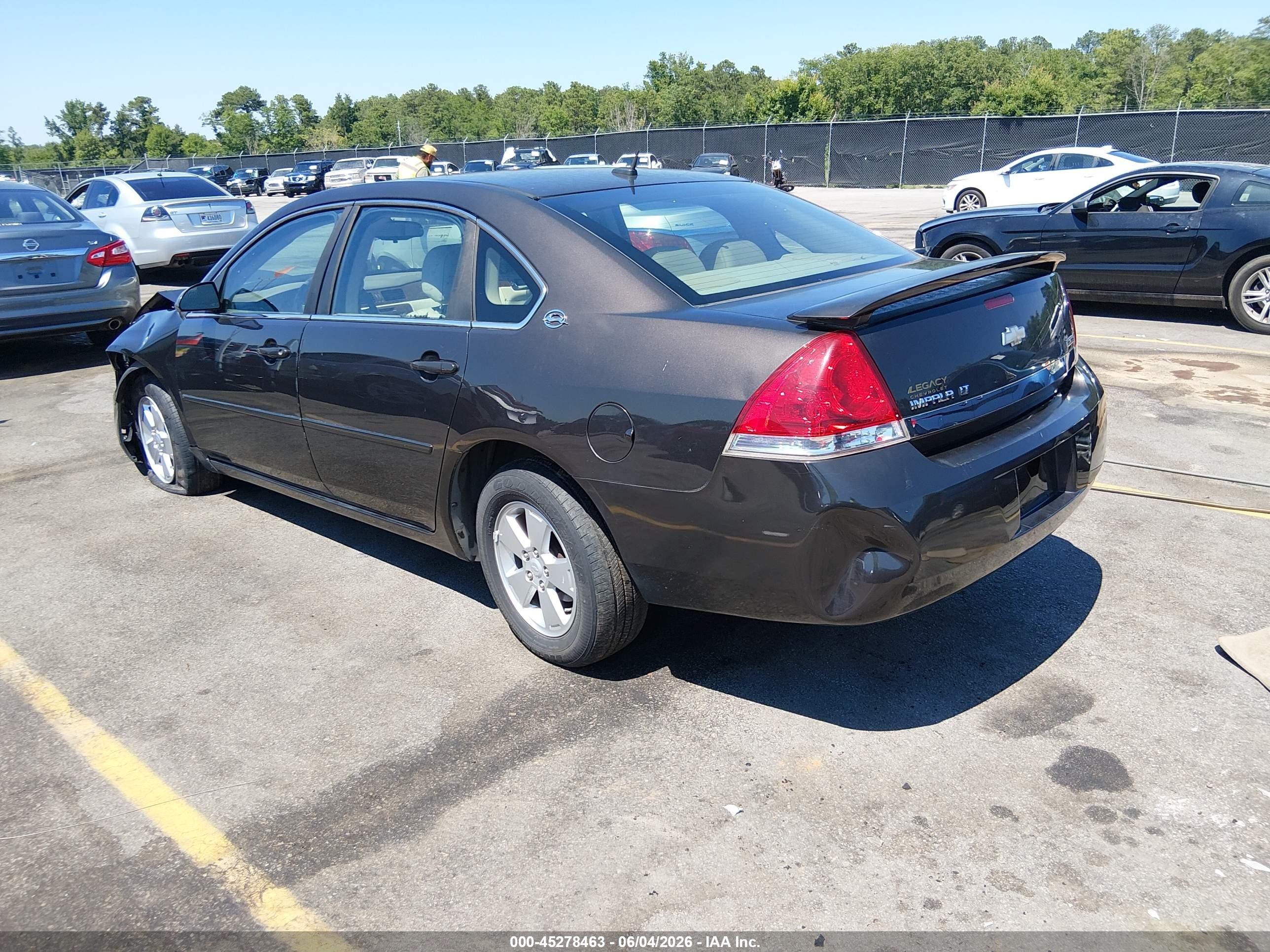 2008 Chevrolet Impala Lt Brown vin: 2G1WT58K081293699