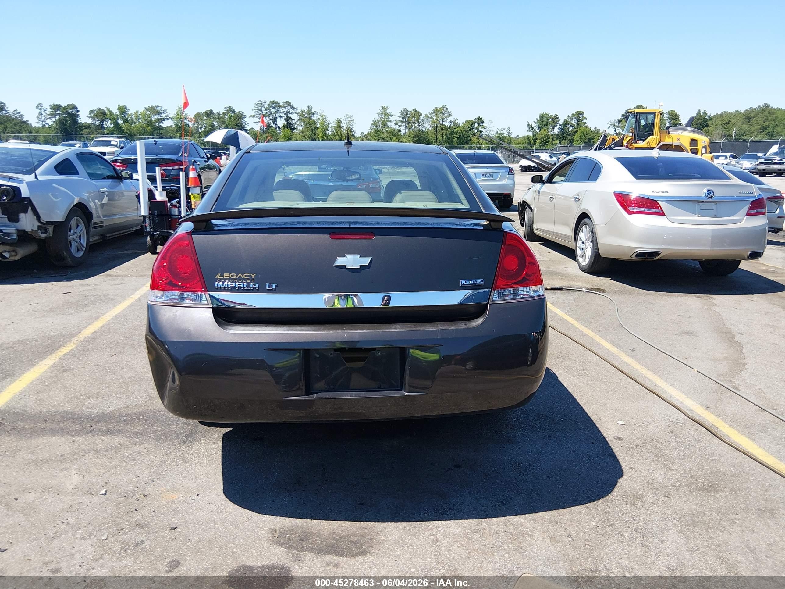 2008 Chevrolet Impala Lt Brown vin: 2G1WT58K081293699