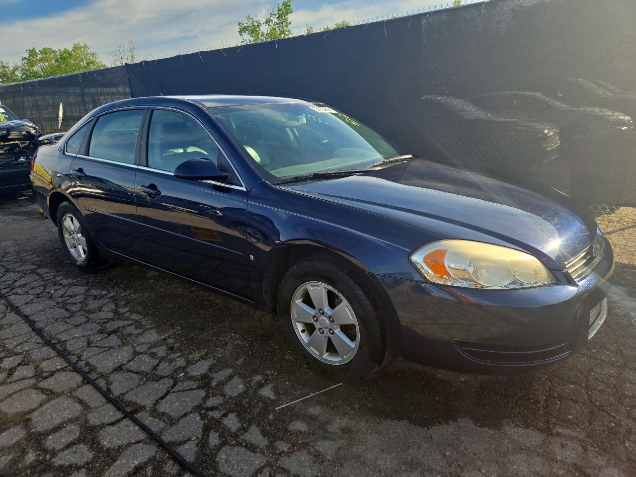2008 Chevrolet Impala Lt Blue vin: 2G1WT58K081329164