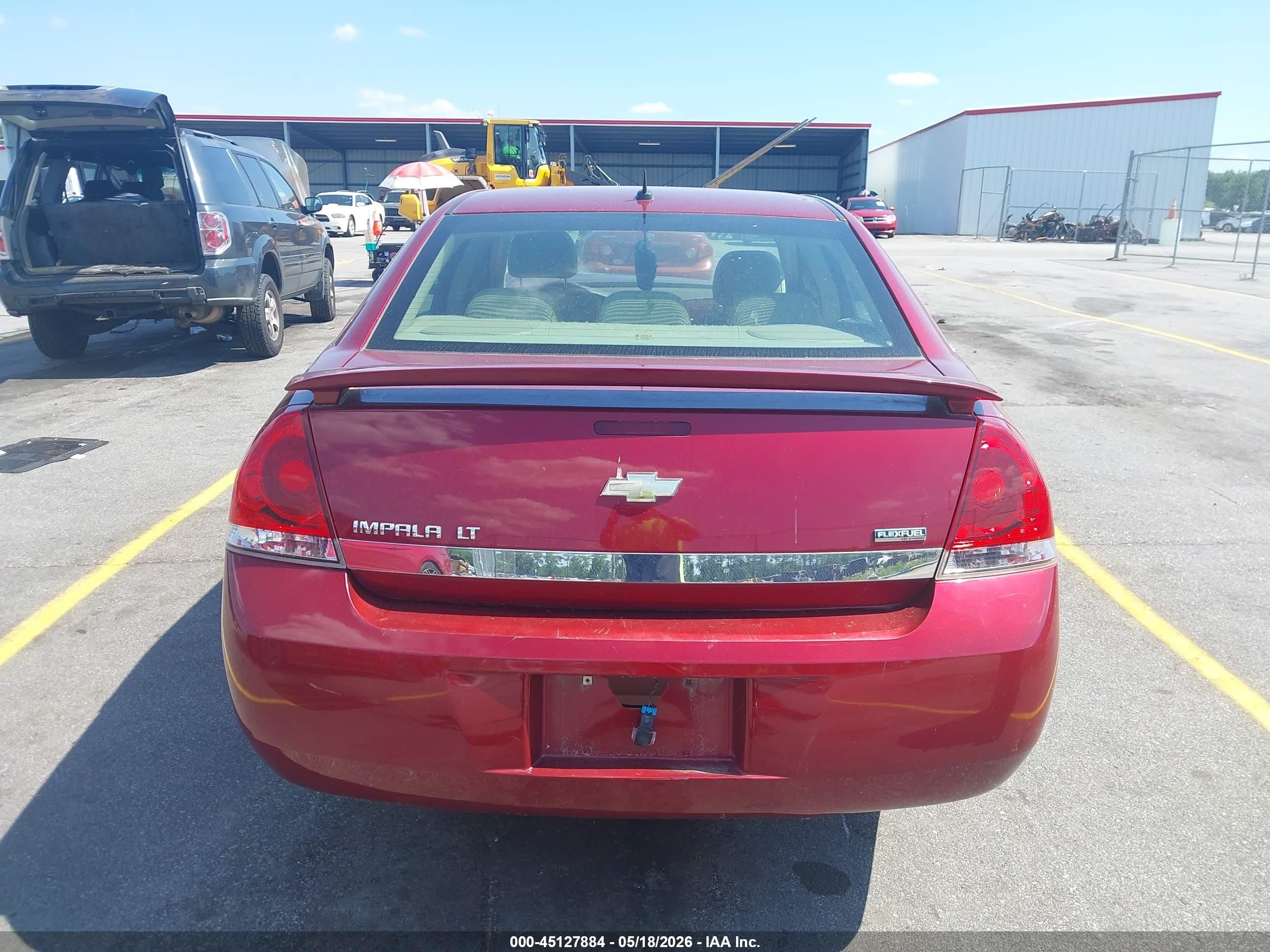 2008 Chevrolet Impala Lt Red vin: 2G1WT58K081334199