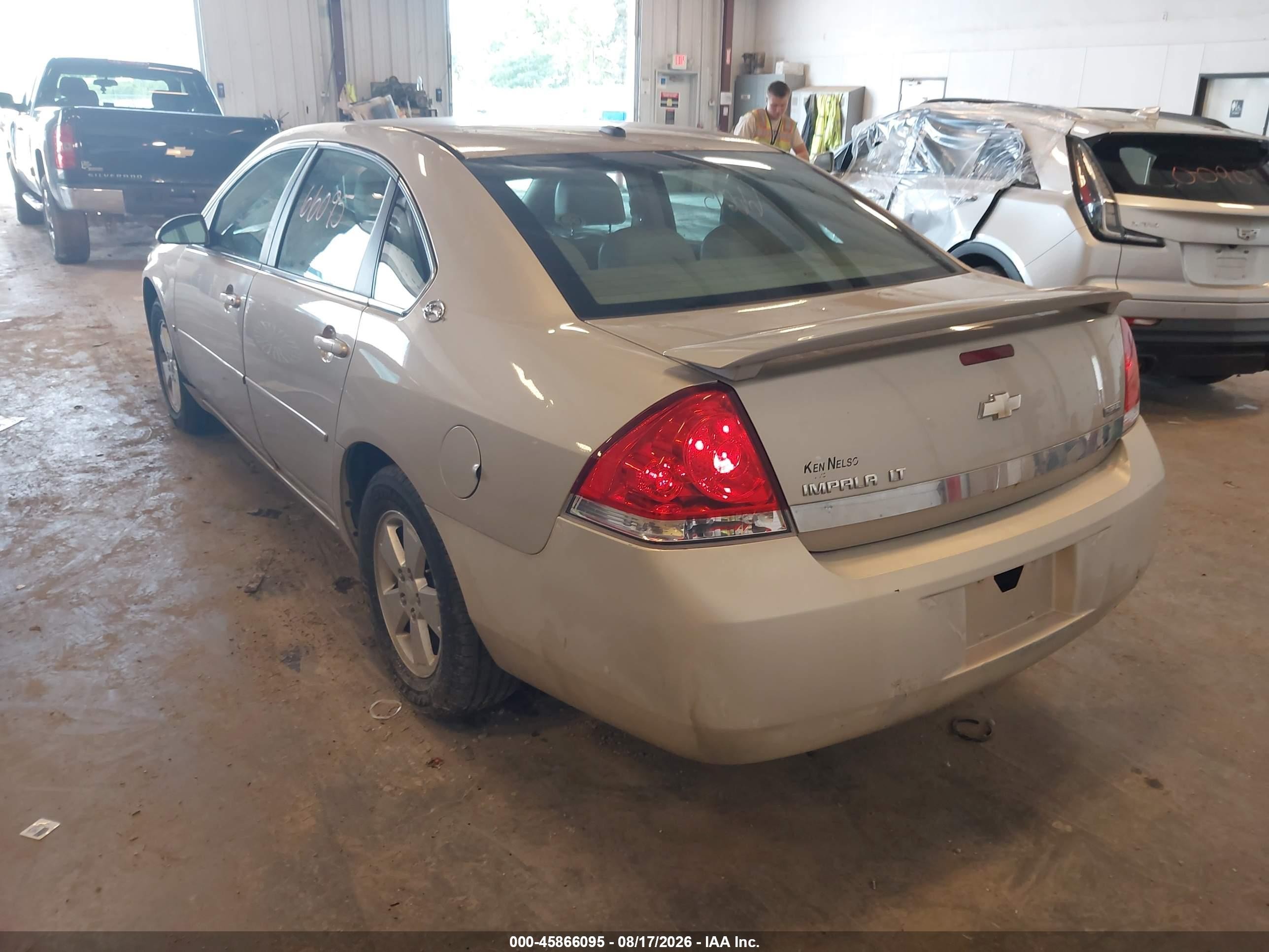 2008 Chevrolet Impala Lt Pewter vin: 2G1WT58K081340360