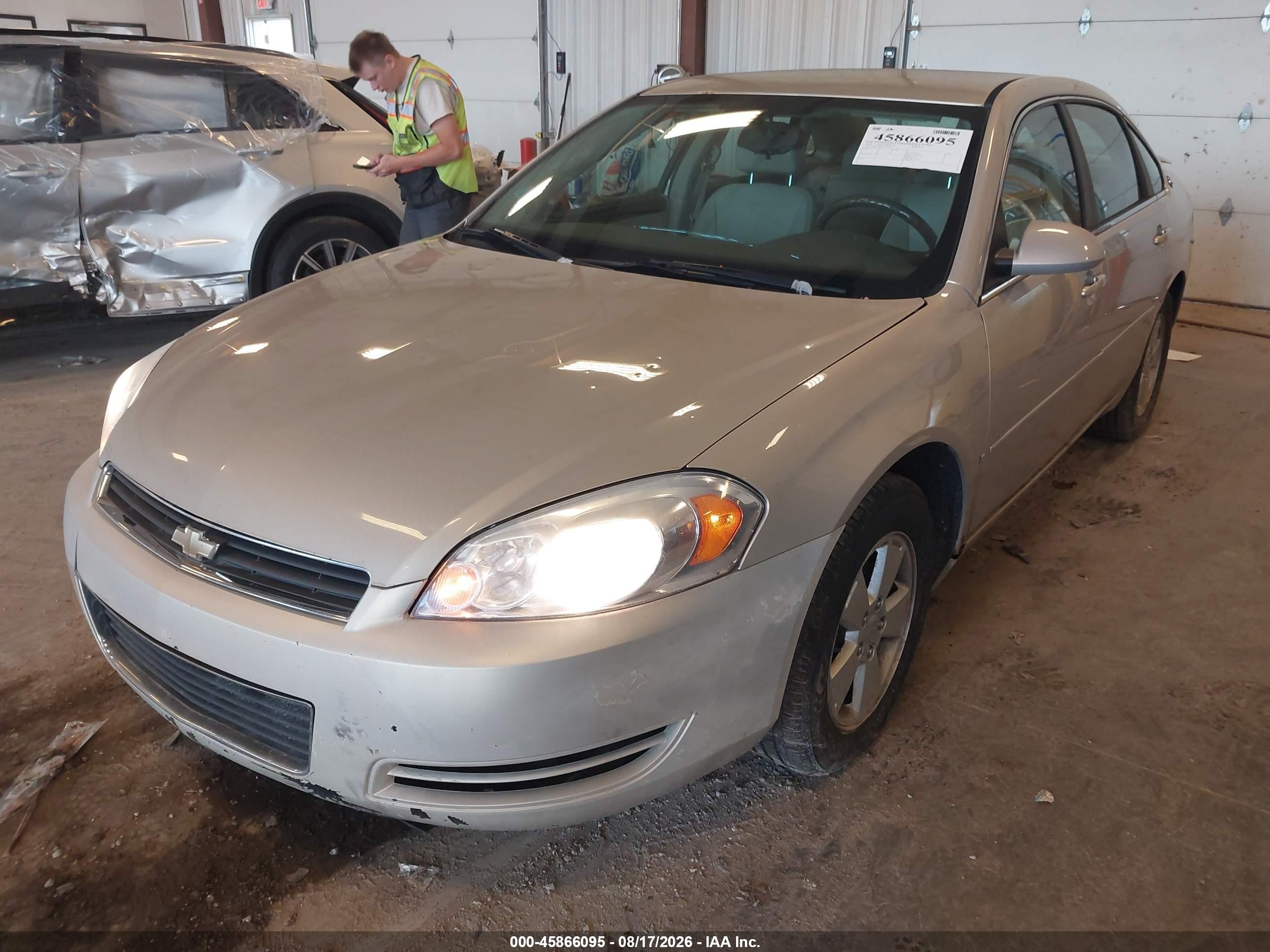 2008 Chevrolet Impala Lt Pewter vin: 2G1WT58K081340360