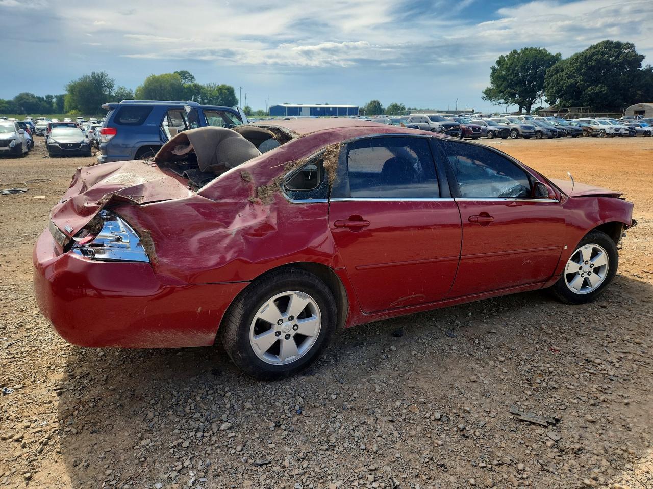 2008 Chevrolet Impala Lt Red vin: 2G1WT58K089185181