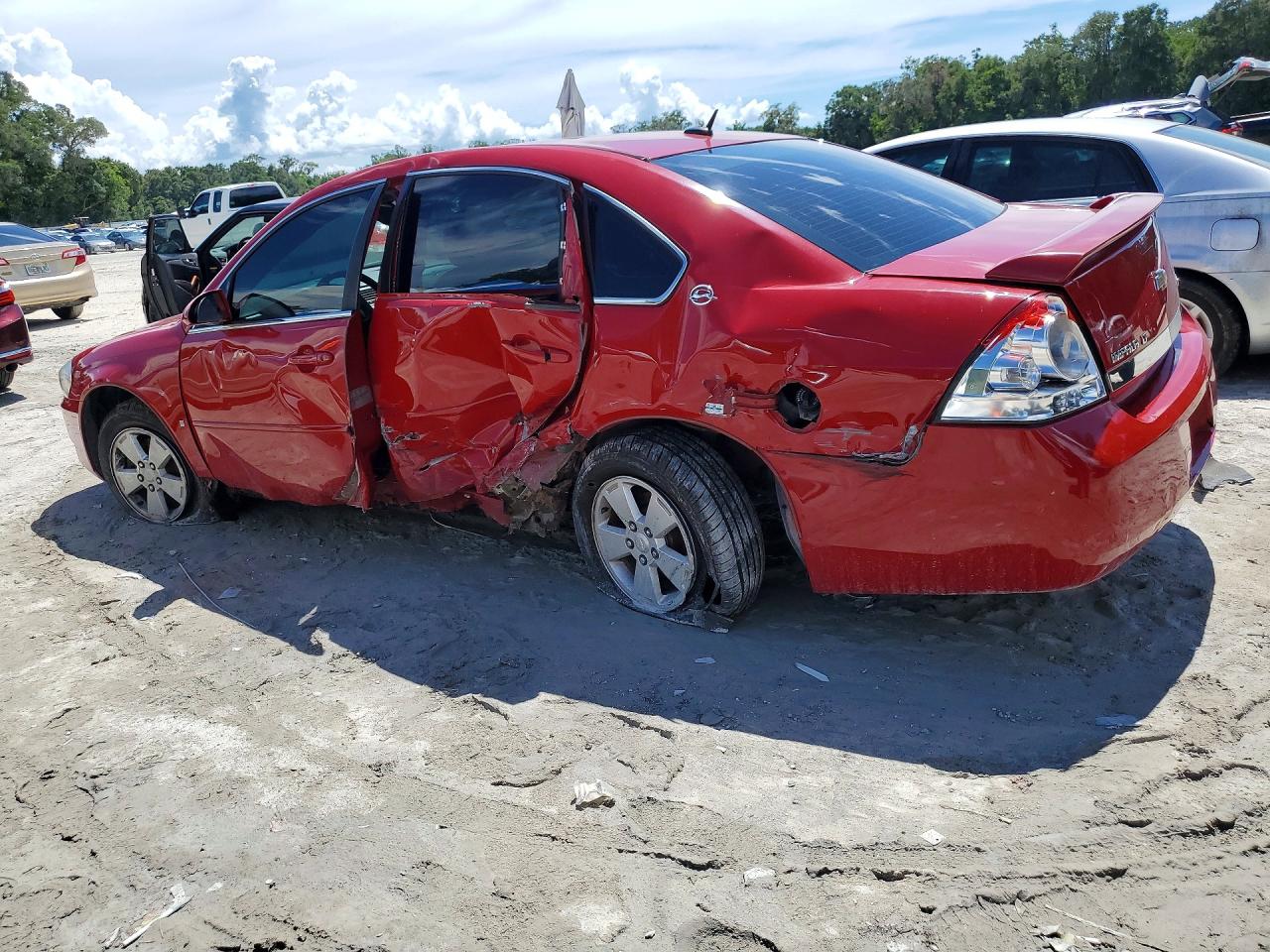 2008 Chevrolet Impala Lt Red vin: 2G1WT58K089192874