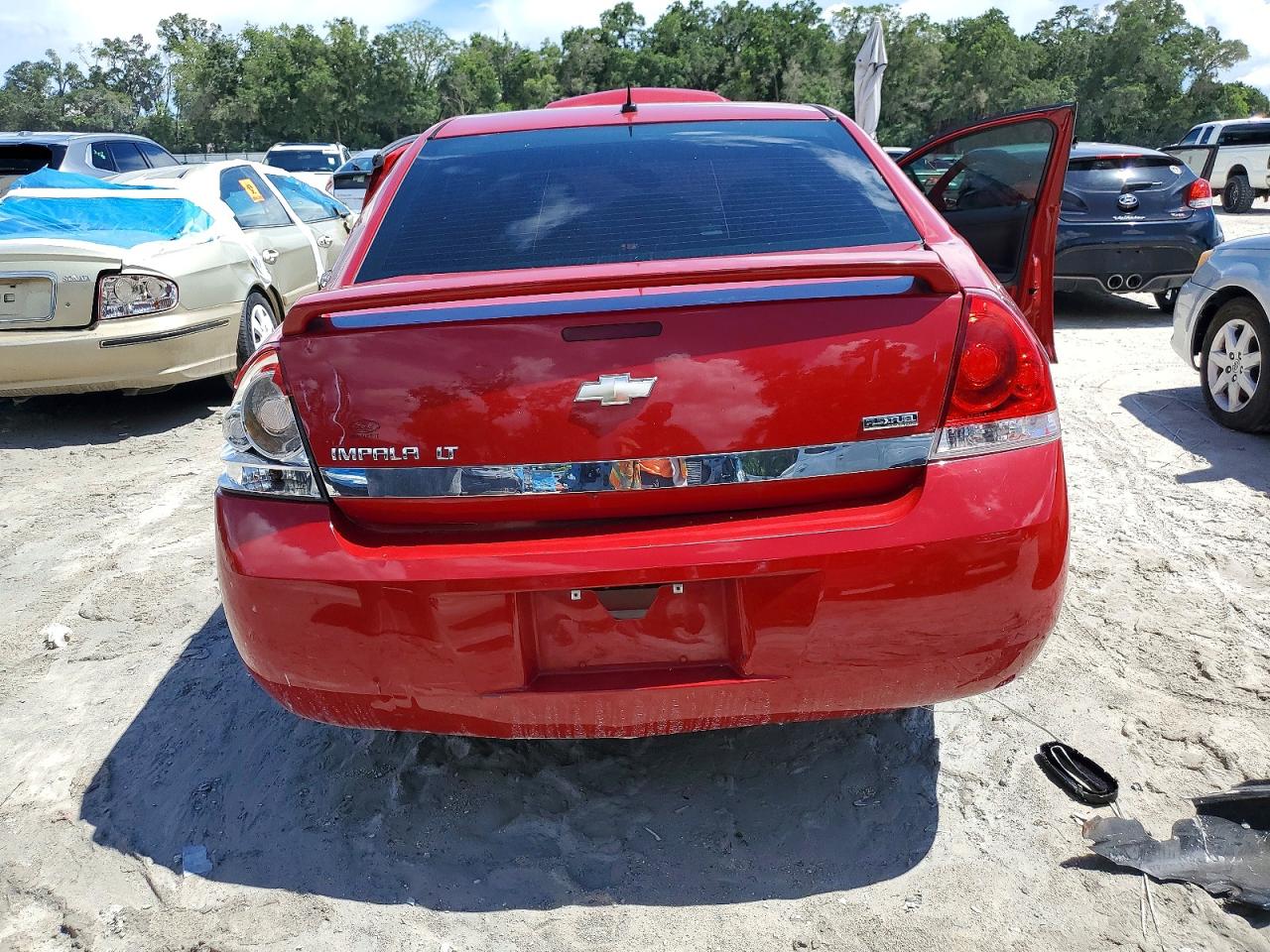 2008 Chevrolet Impala Lt Red vin: 2G1WT58K089192874
