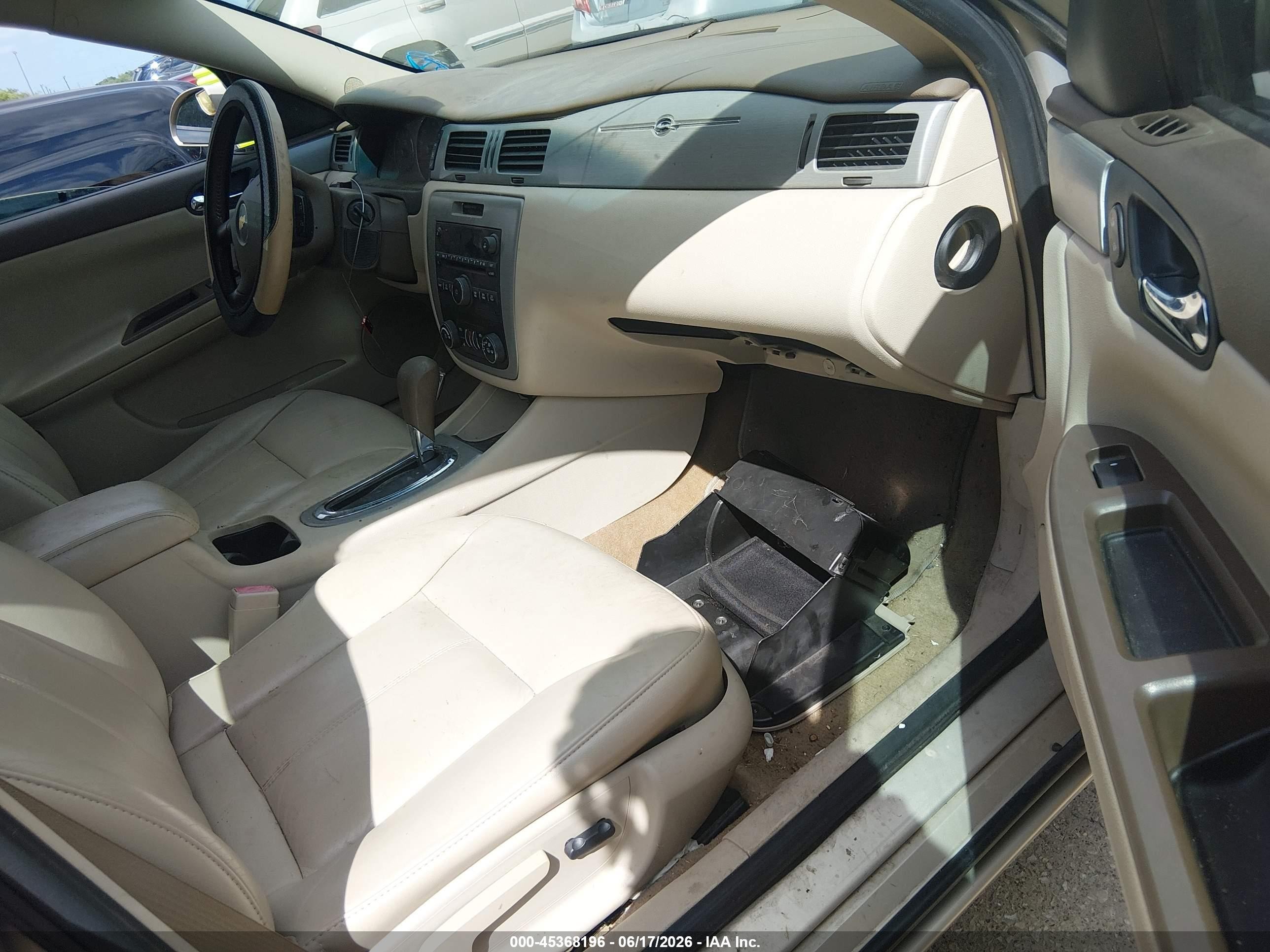 2008 Chevrolet Impala Lt Beige vin: 2G1WT58K089285118