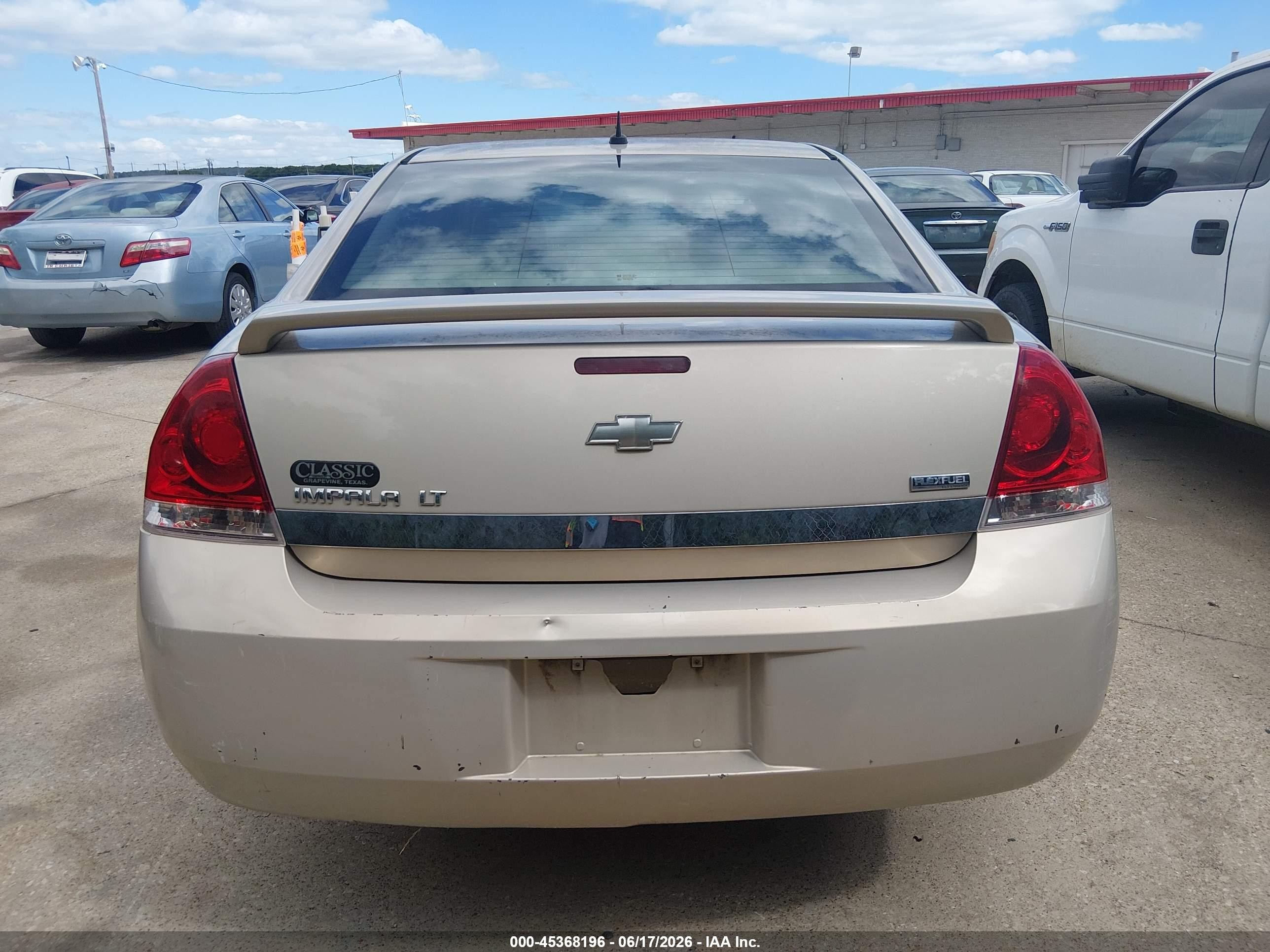 2008 Chevrolet Impala Lt Beige vin: 2G1WT58K089285118