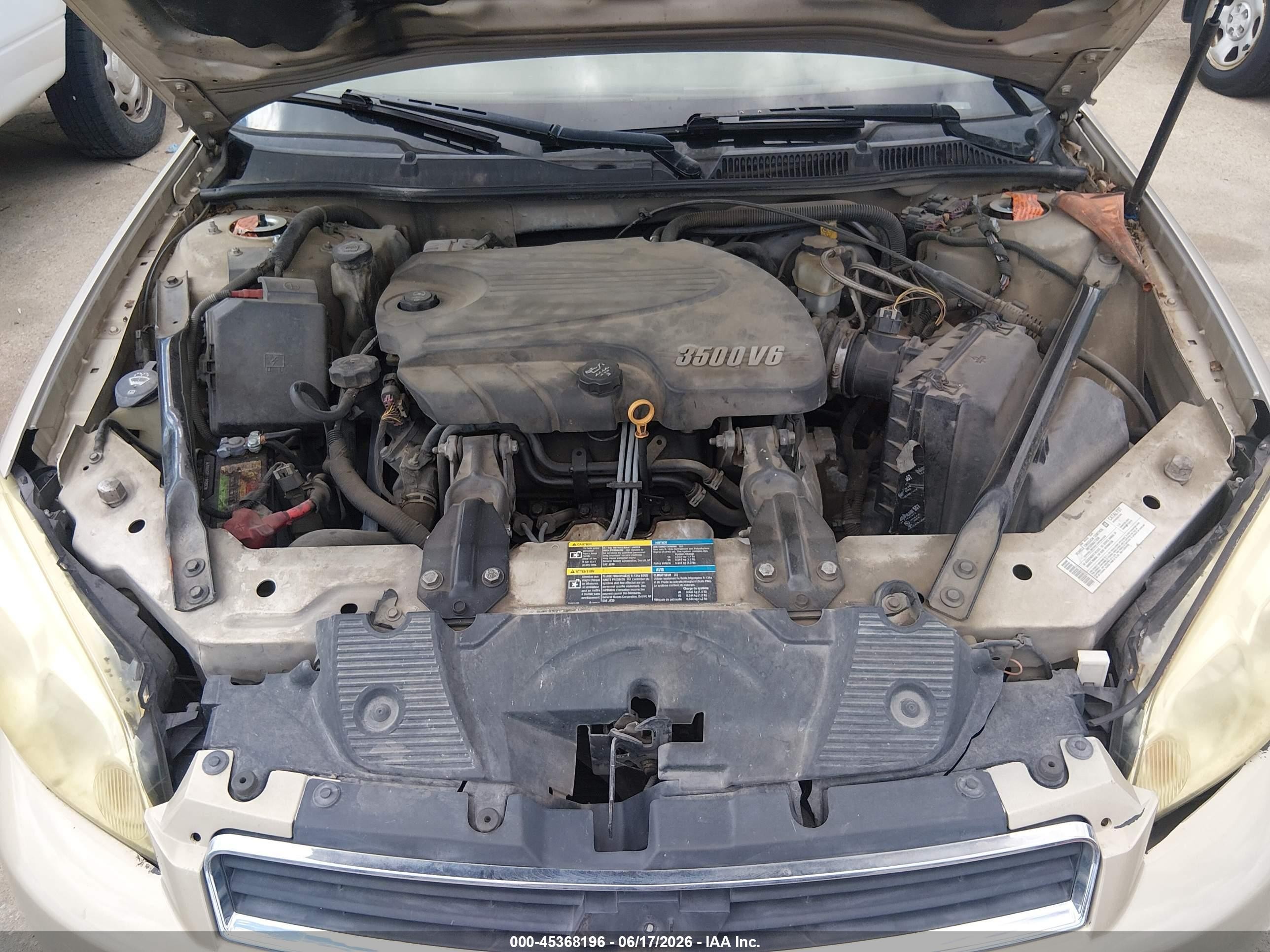 2008 Chevrolet Impala Lt Beige vin: 2G1WT58K089285118