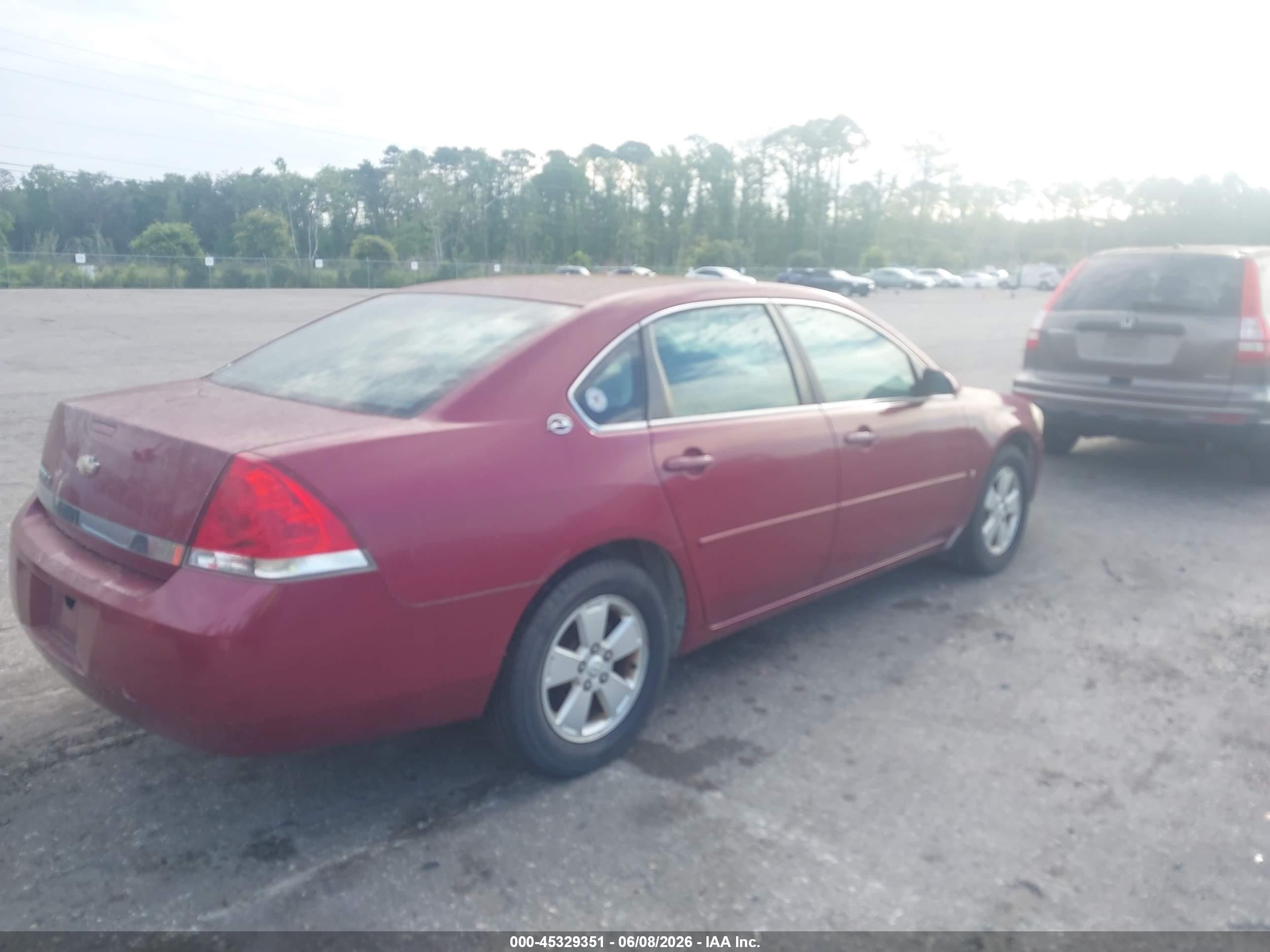 2006 Chevrolet Impala Lt Бордовый vin: 2G1WT58K169221120