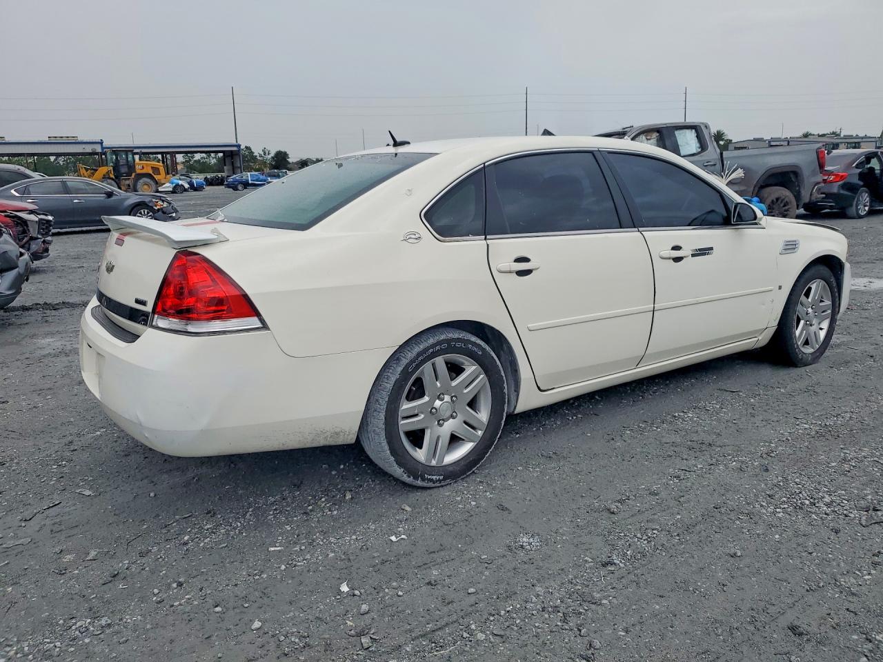 2007 Chevrolet Impala Lt White vin: 2G1WT58K179126123