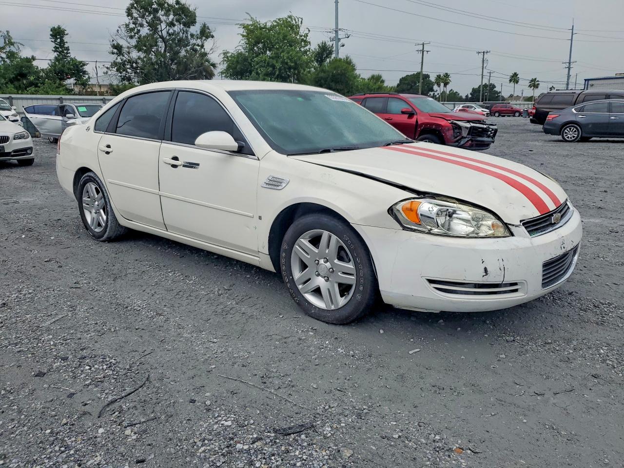 2007 Chevrolet Impala Lt White vin: 2G1WT58K179126123