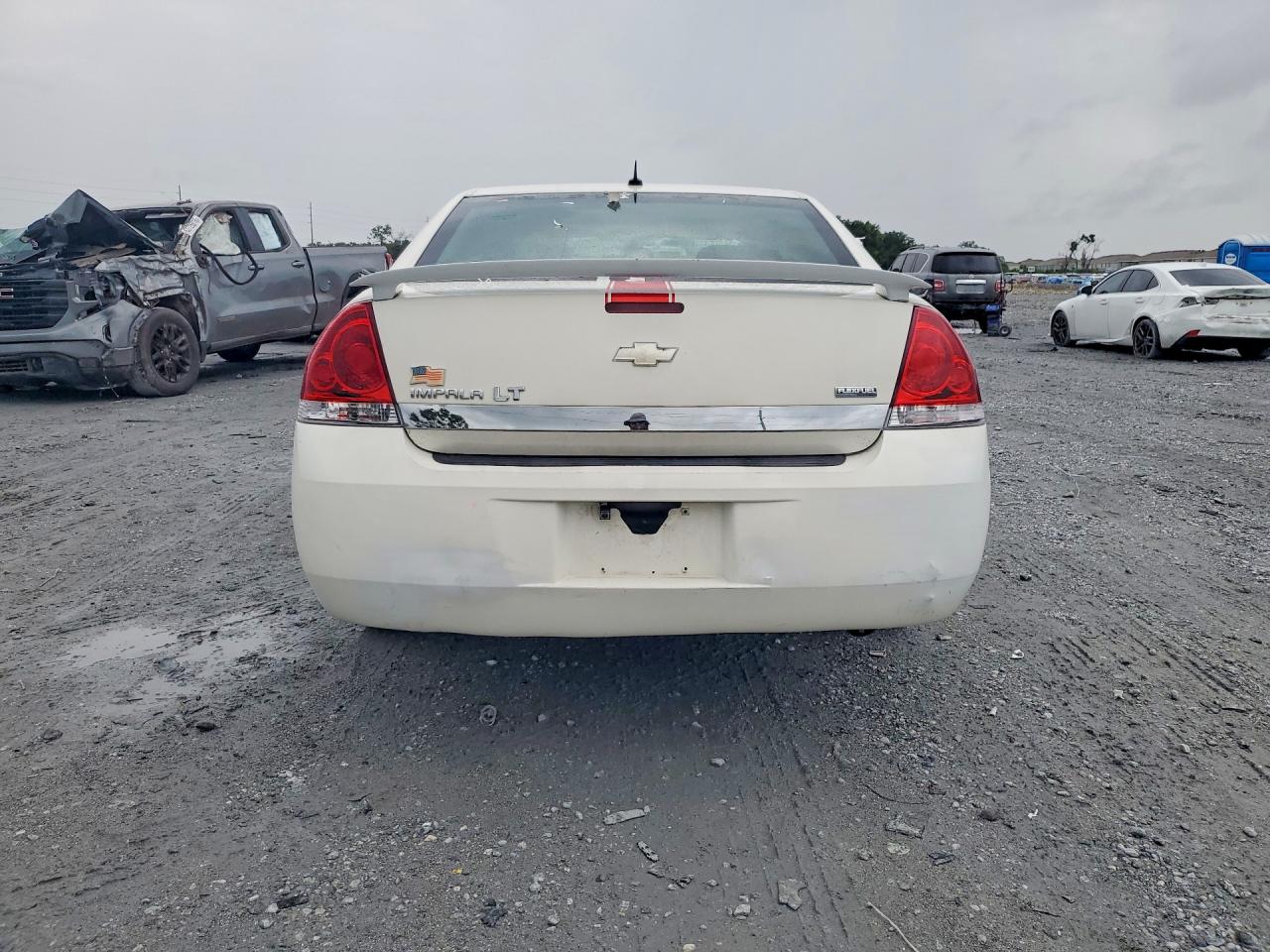 2007 Chevrolet Impala Lt White vin: 2G1WT58K179126123