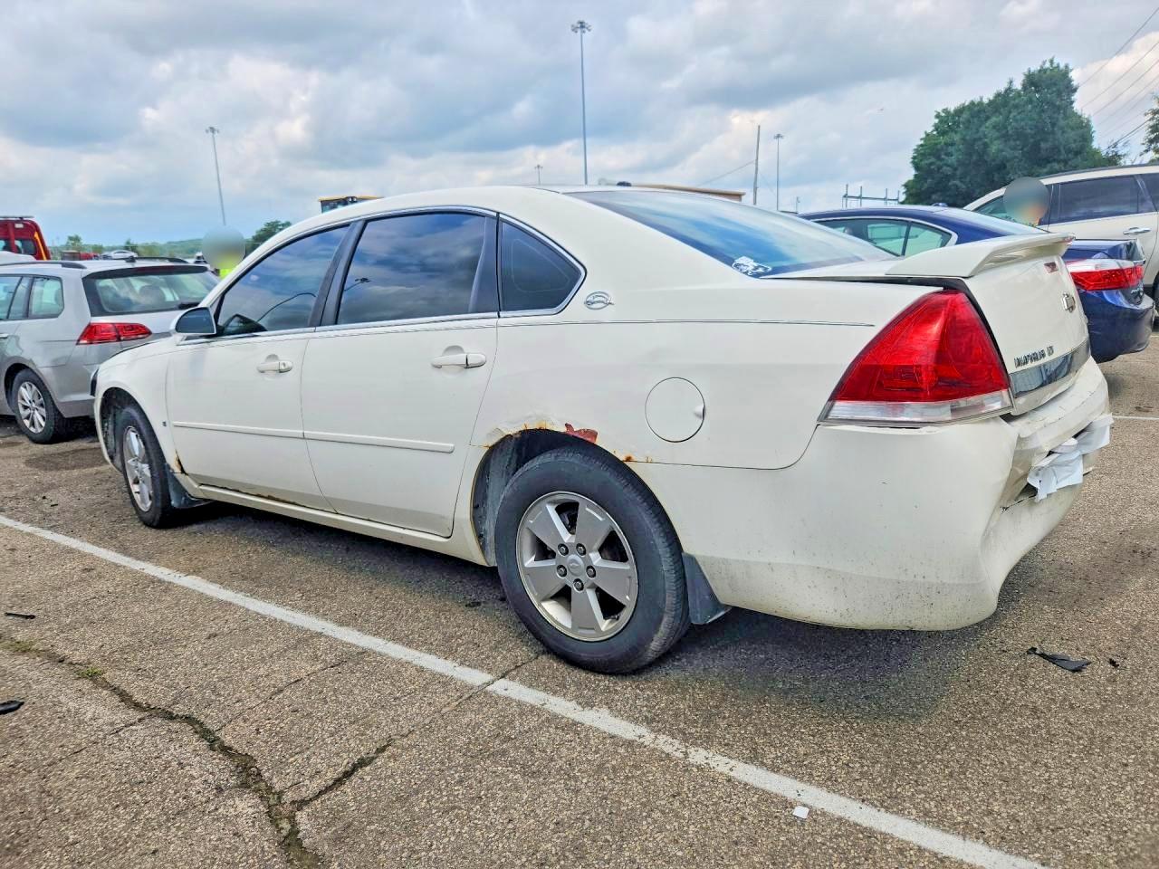 2007 Chevrolet Impala Lt White vin: 2G1WT58K179331845