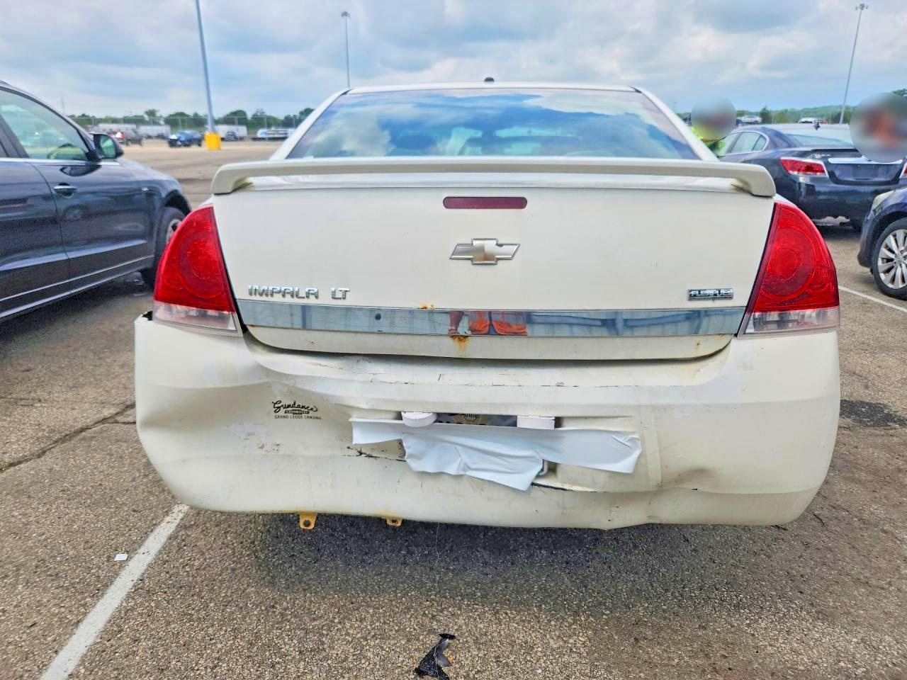 2007 Chevrolet Impala Lt White vin: 2G1WT58K179331845