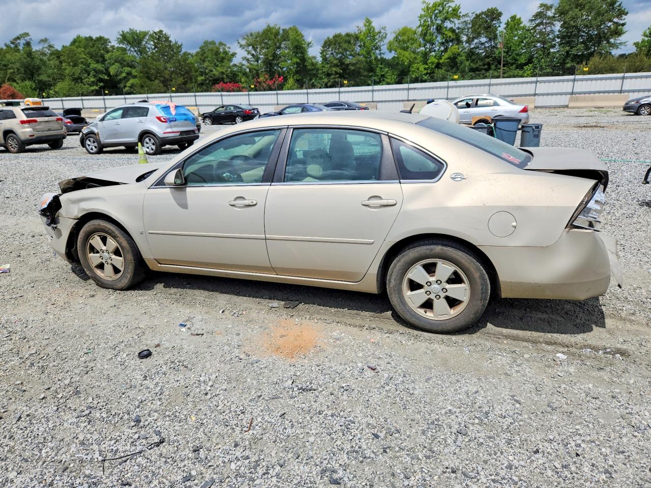 2008 Chevrolet Impala Lt Золотой vin: 2G1WT58K181241045
