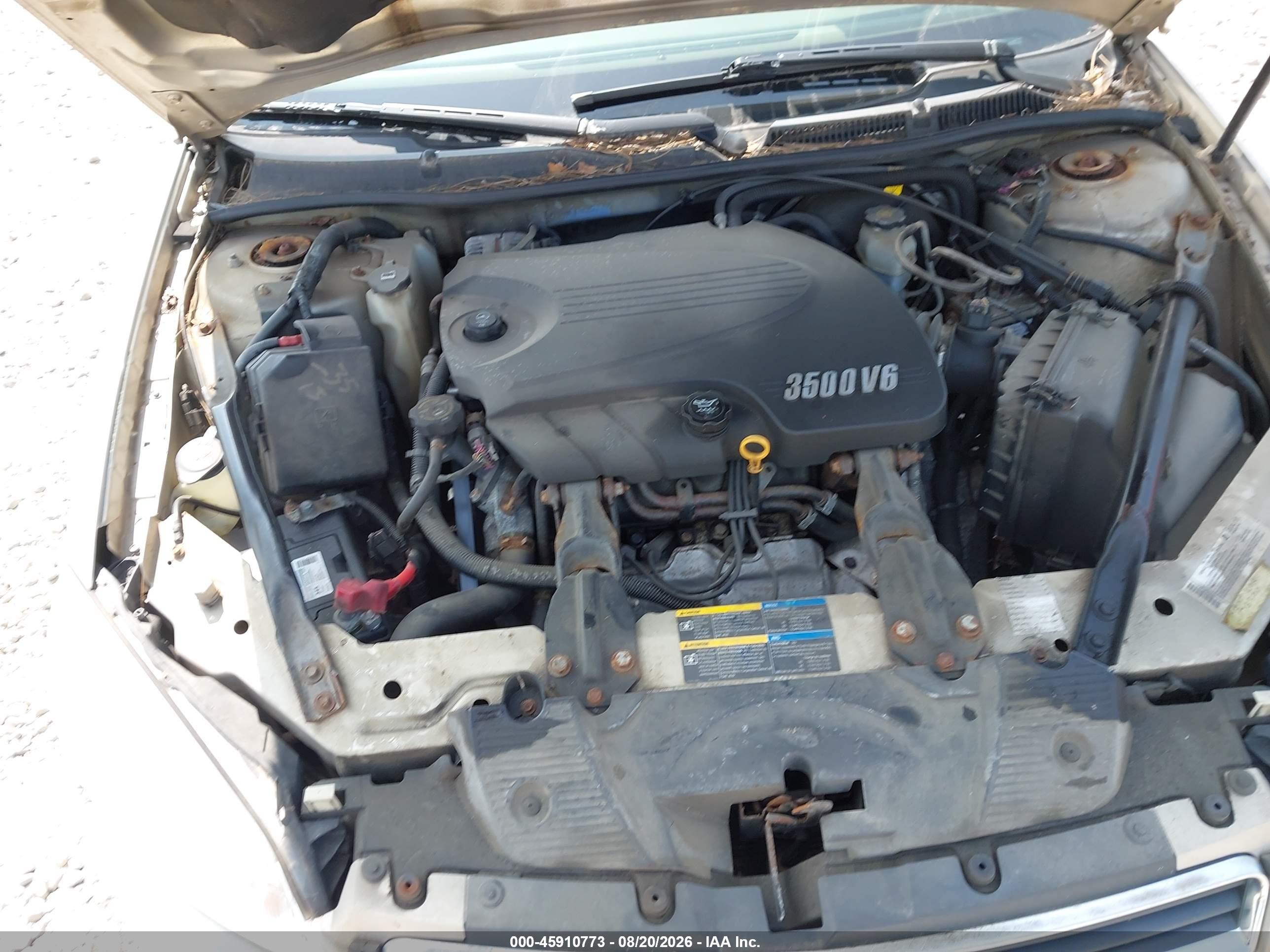 2008 Chevrolet Impala Lt Золотой vin: 2G1WT58K181337614