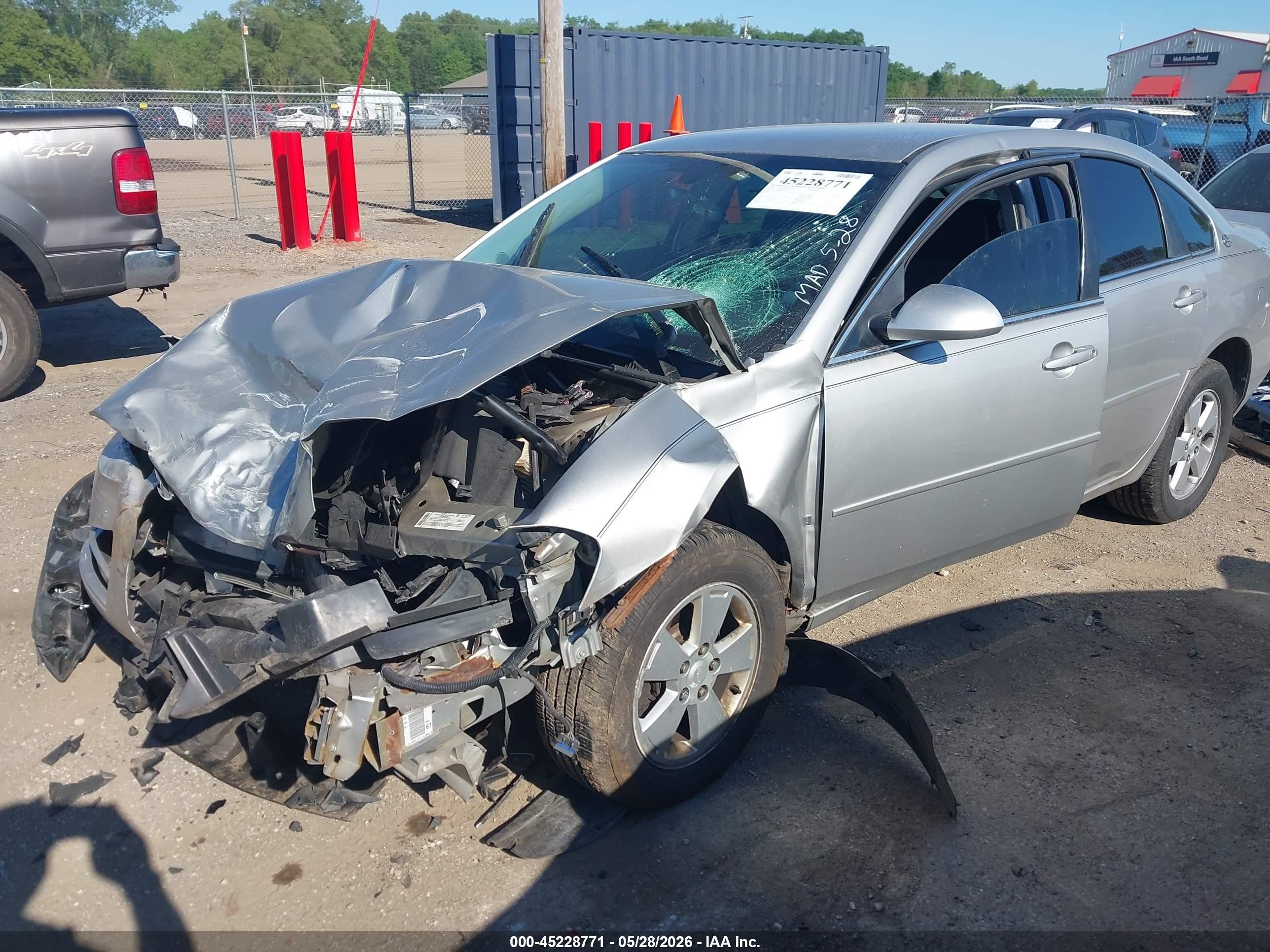 2008 Chevrolet Impala Lt Silver vin: 2G1WT58K189126771