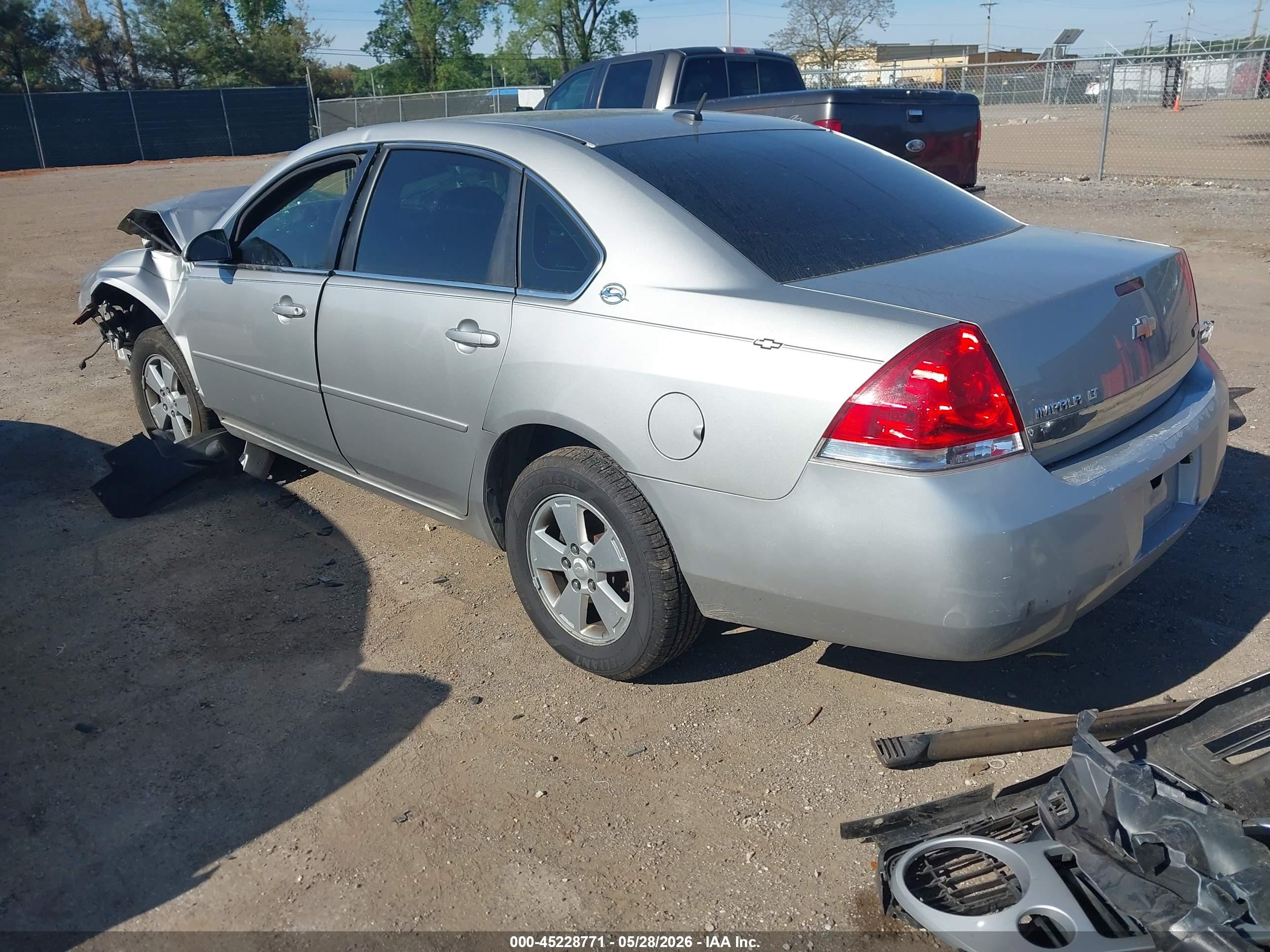 2008 Chevrolet Impala Lt Silver vin: 2G1WT58K189126771