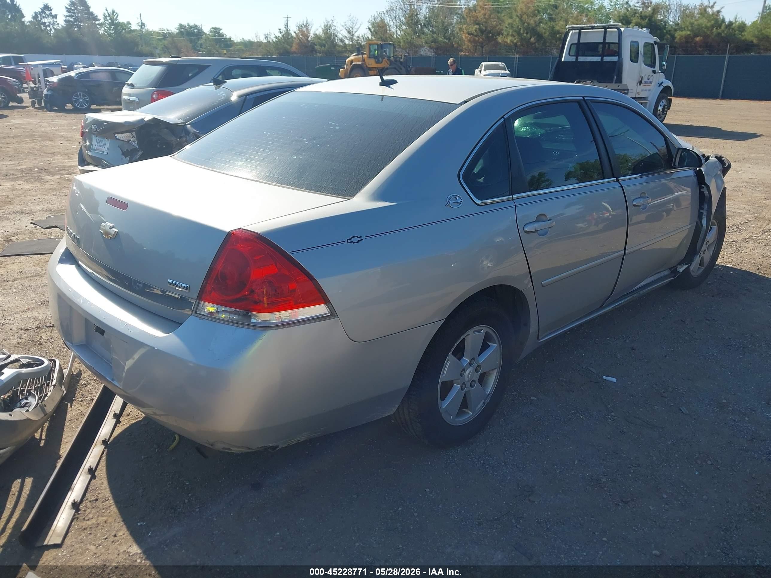 2008 Chevrolet Impala Lt Silver vin: 2G1WT58K189126771