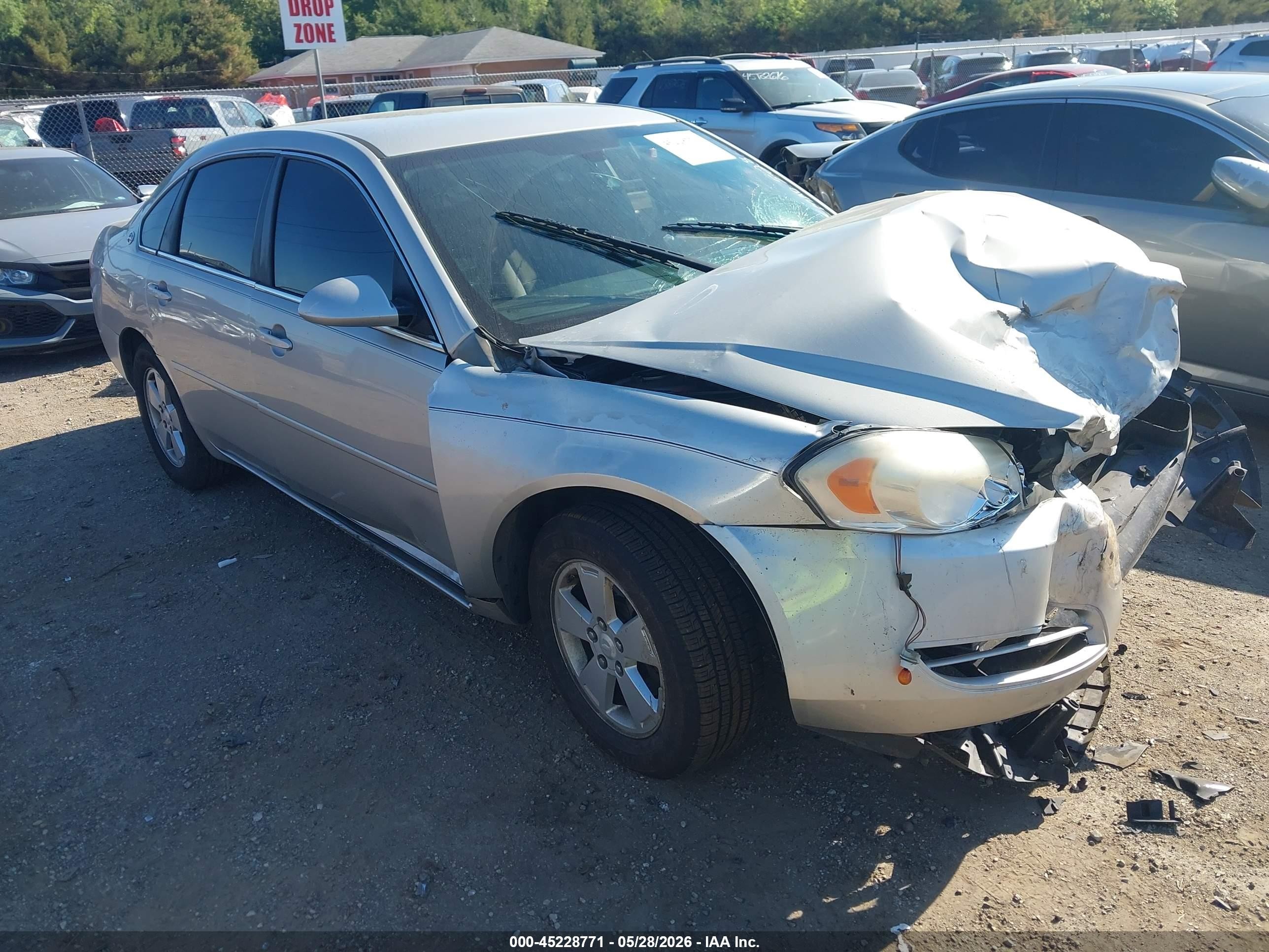 2008 Chevrolet Impala Lt Silver vin: 2G1WT58K189126771