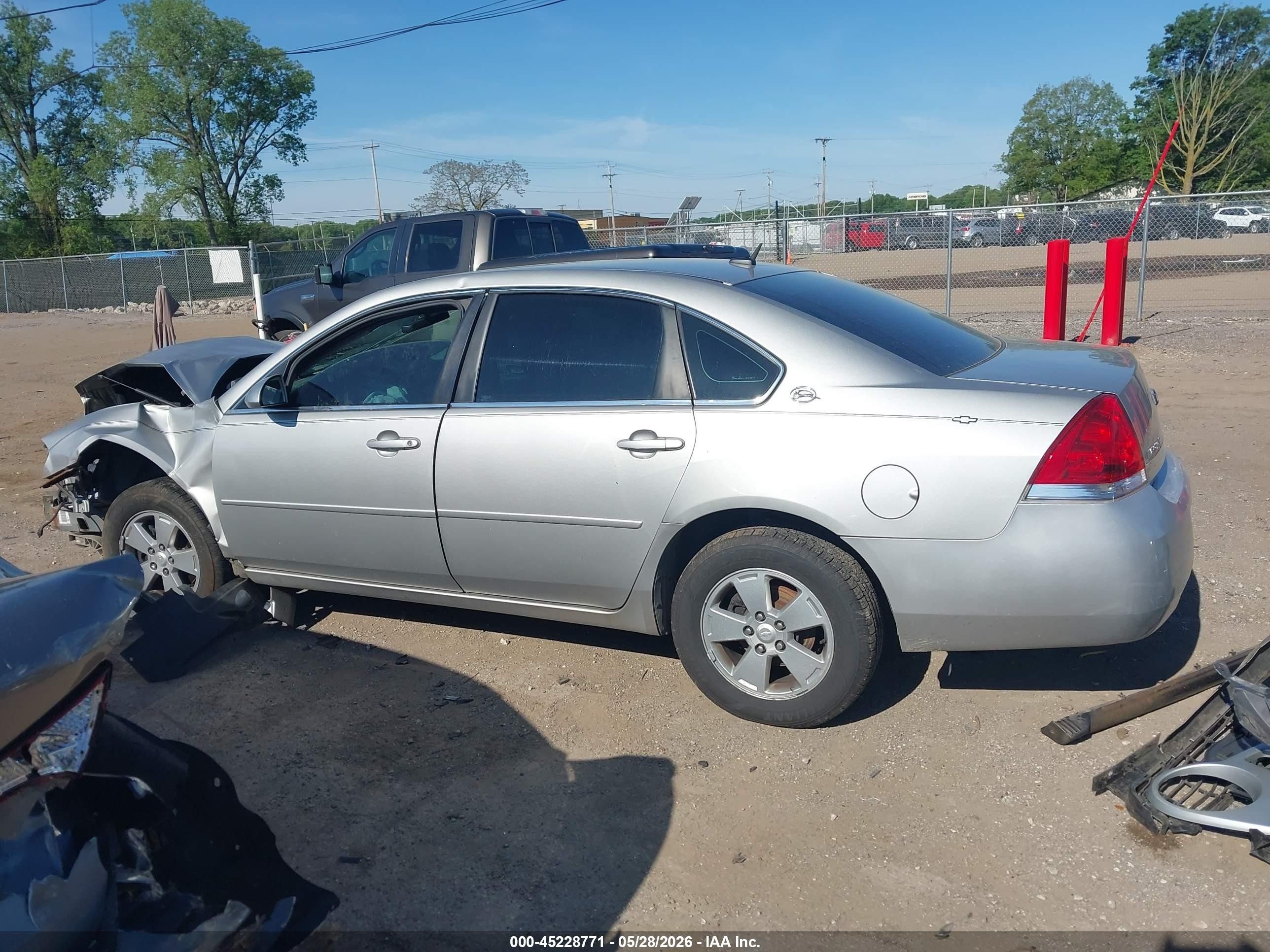 2008 Chevrolet Impala Lt Silver vin: 2G1WT58K189126771