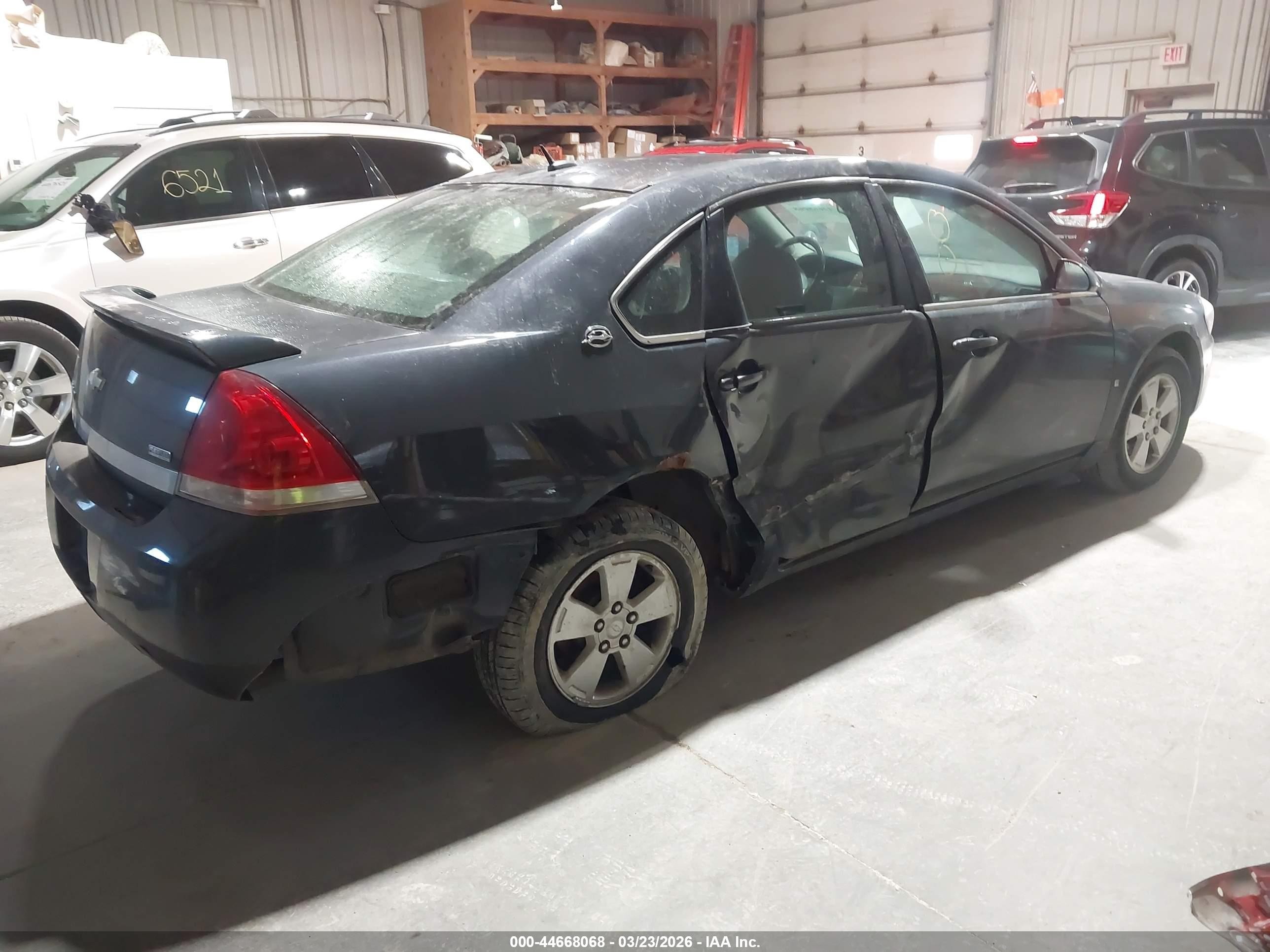 2008 Chevrolet Impala Lt Blue vin: 2G1WT58K189167403